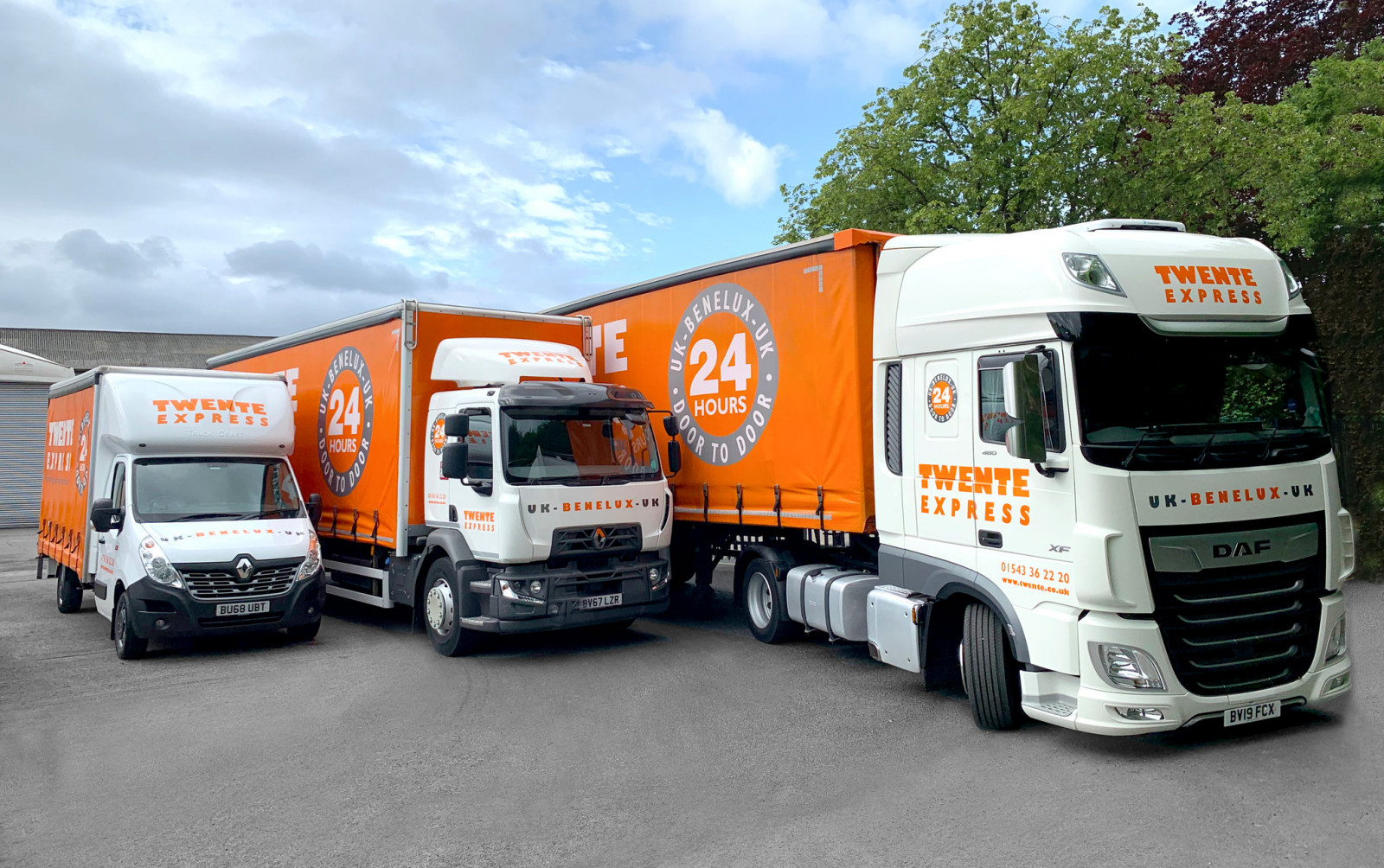 Twente Express offers daily departures to Benelux...