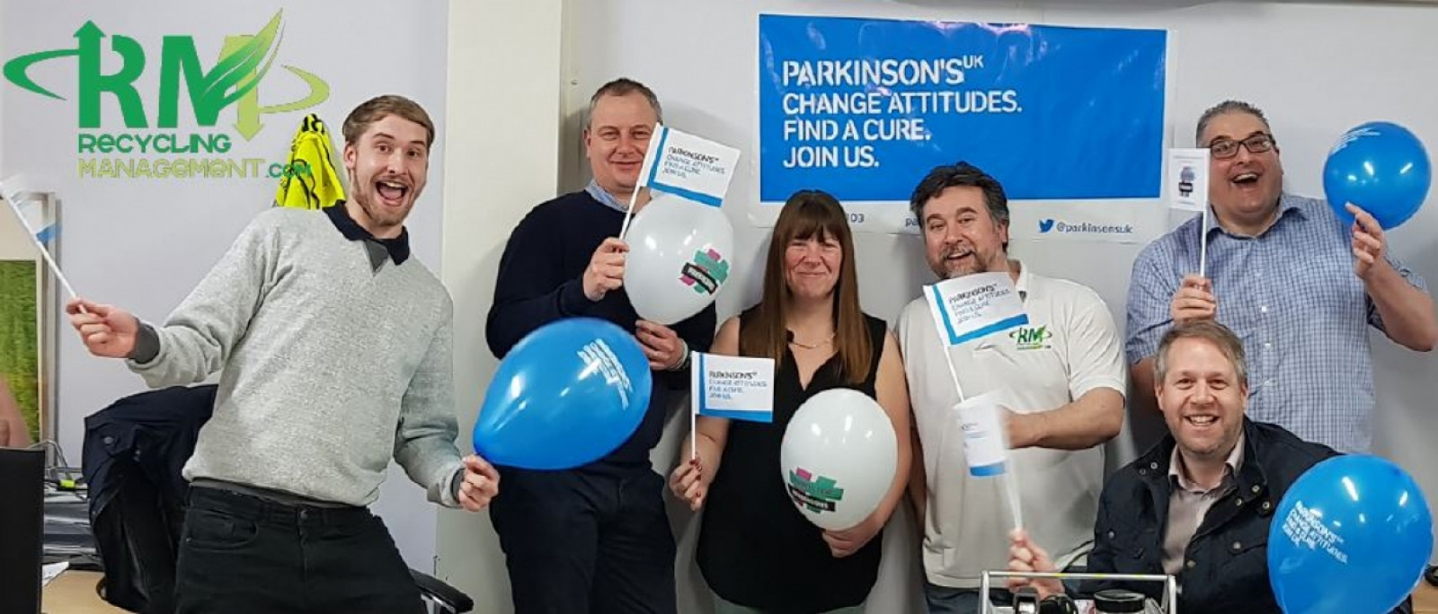 Supporting World Parkinson's Day at Recycling Mana...