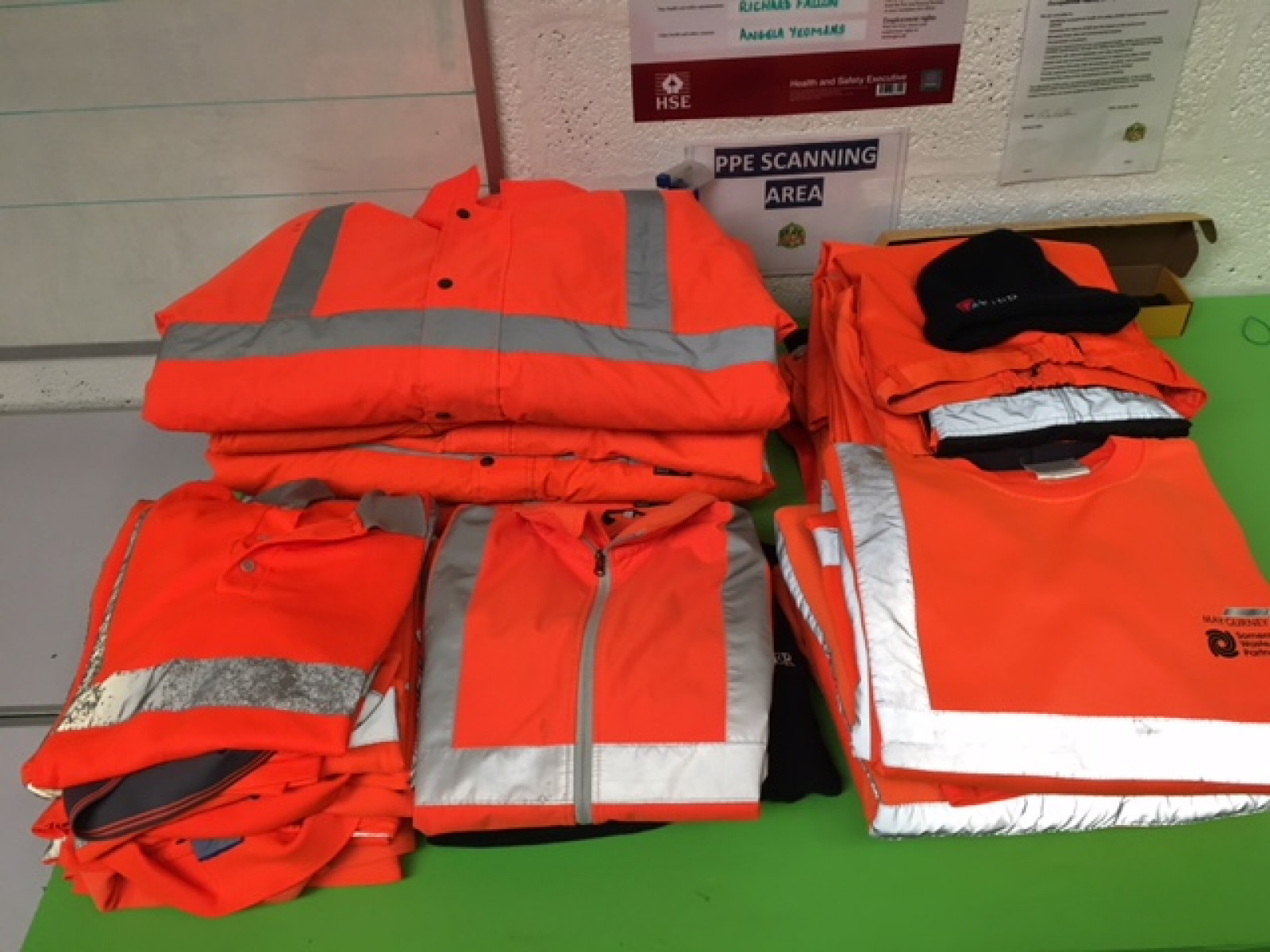 Hi-Vis clothing, sanitised, repaired and ready for...