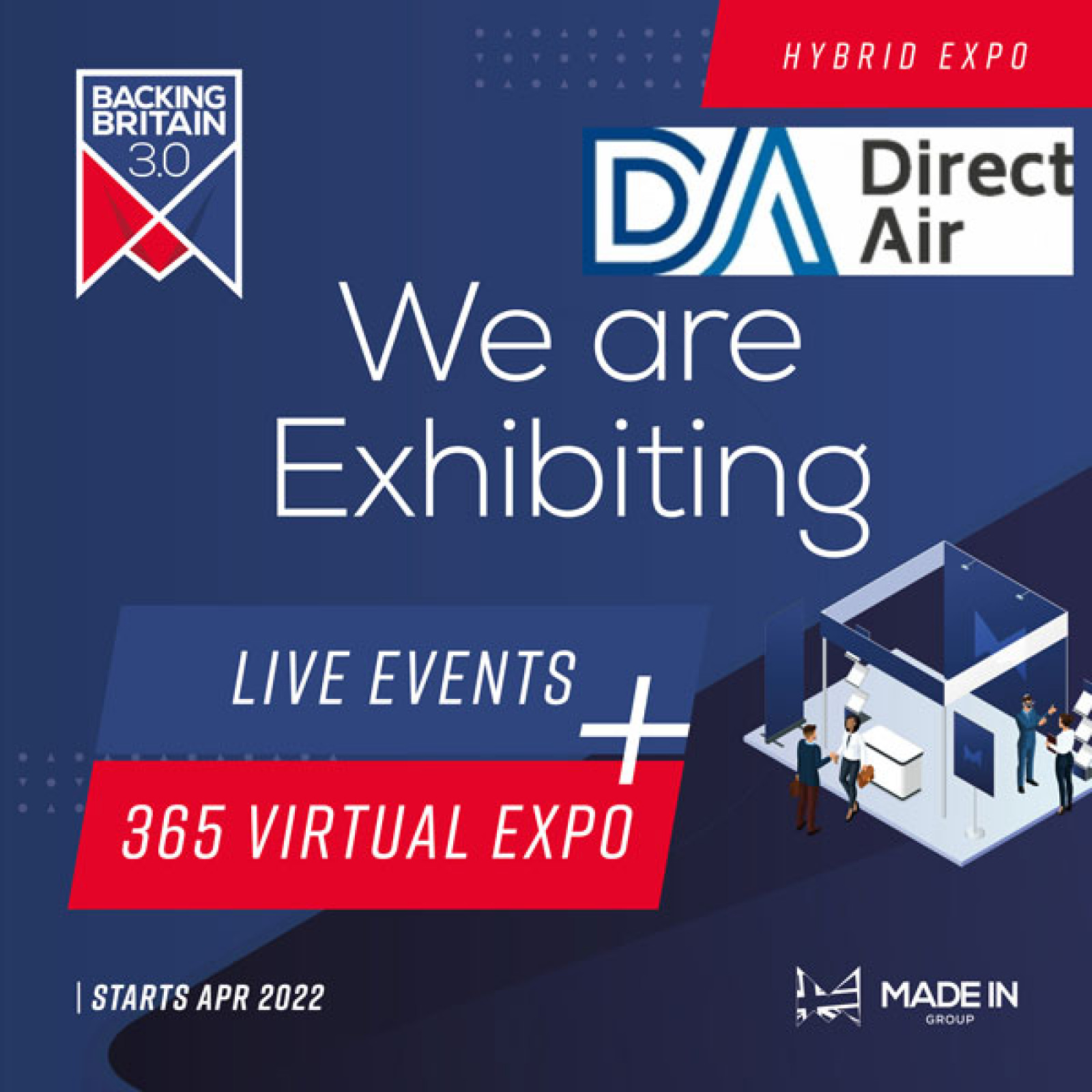 Visit Direct Air’s virtual Backing Britain expo stand