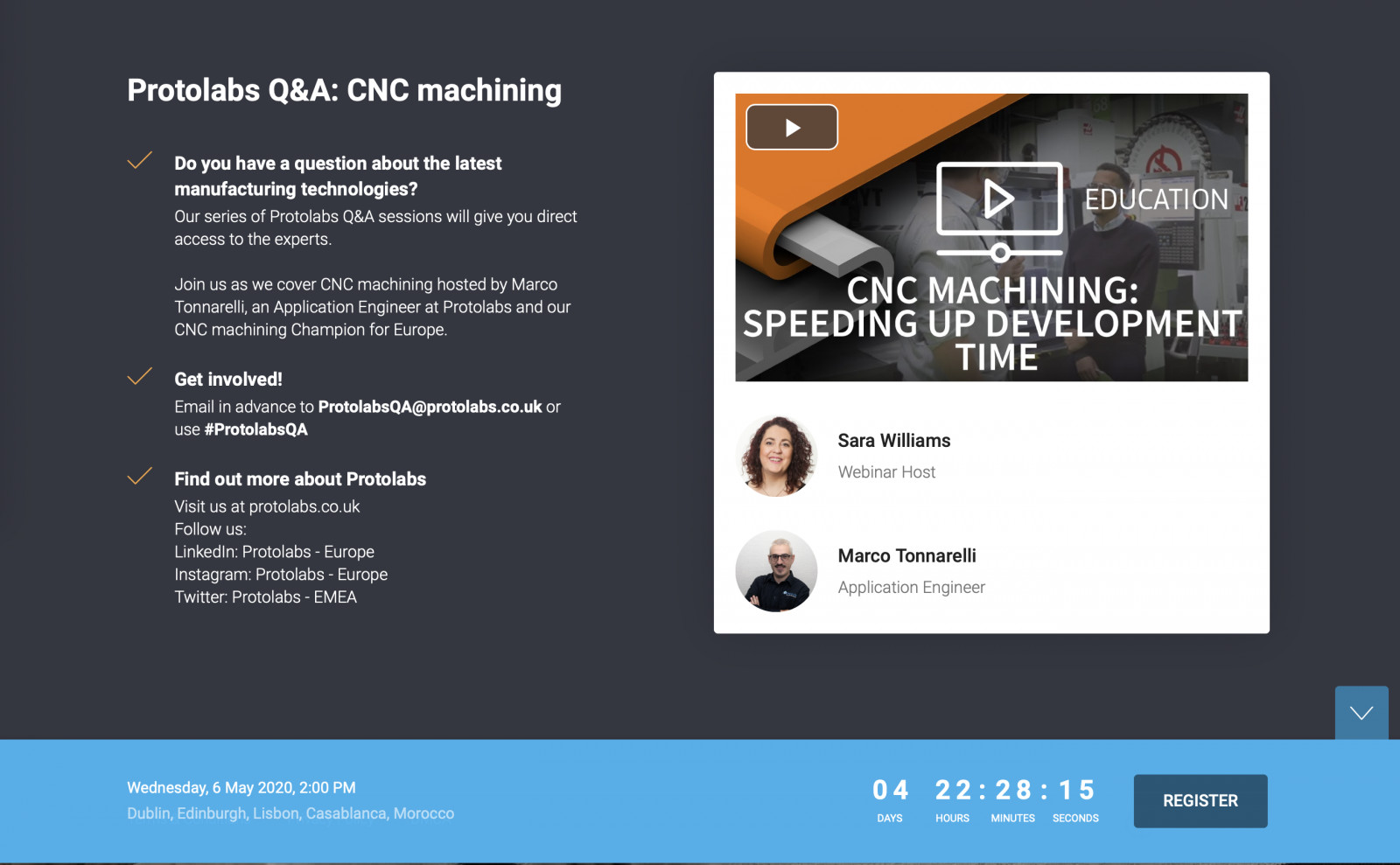 Protolabs Q&A: CNC machining - Call out for Questi...
