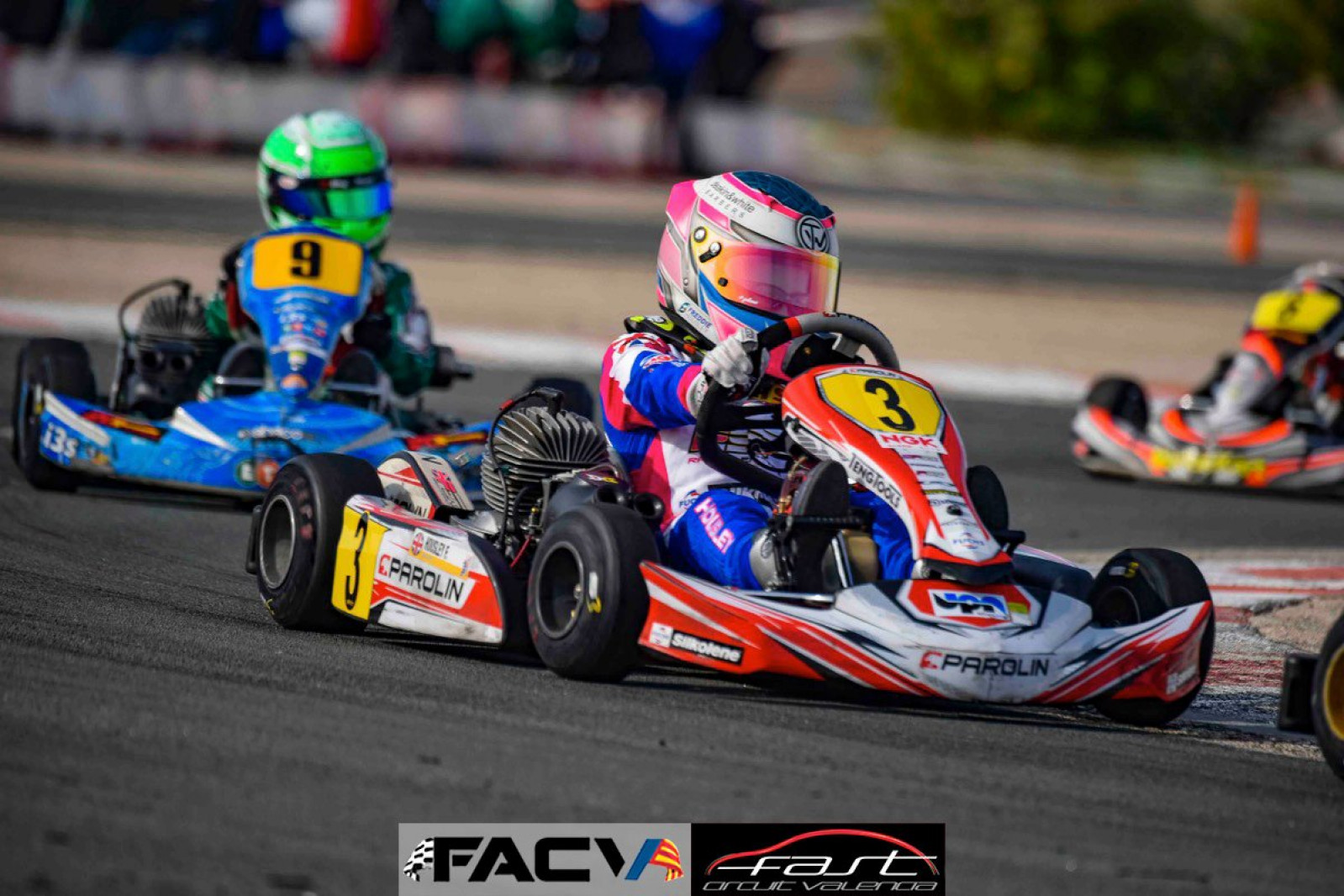 Fastlok's Freddie Housley competes in Valencia Cha...