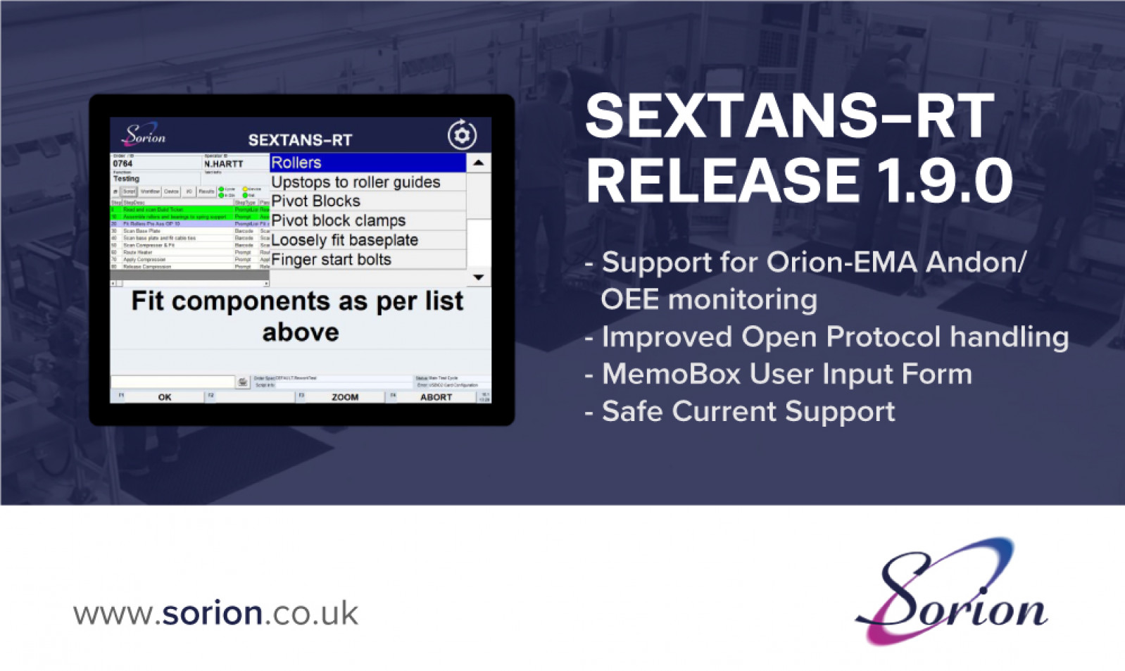 New features and functionality announced in Sextan...