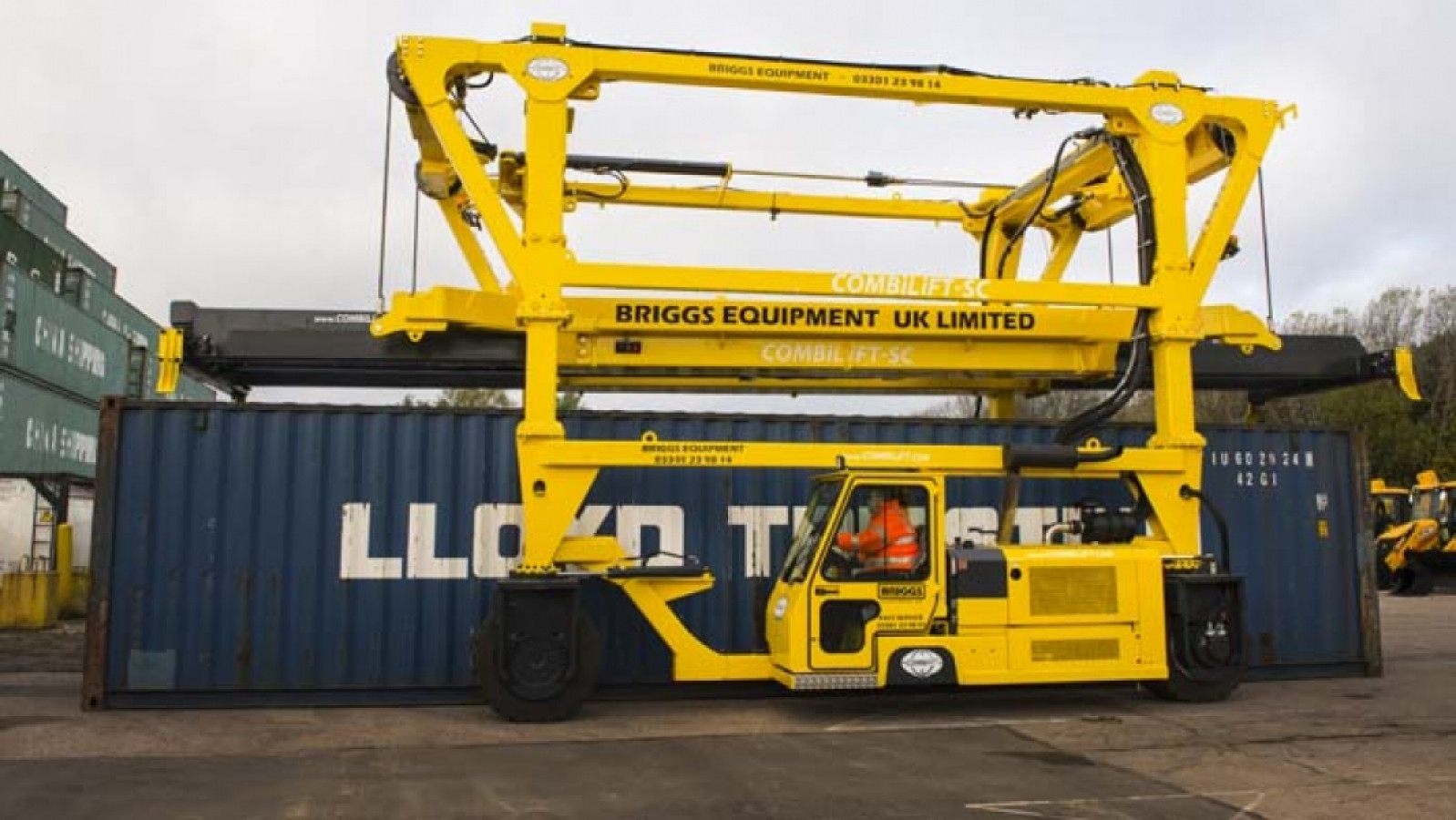BAP choose container handler from Briggs Equipment...