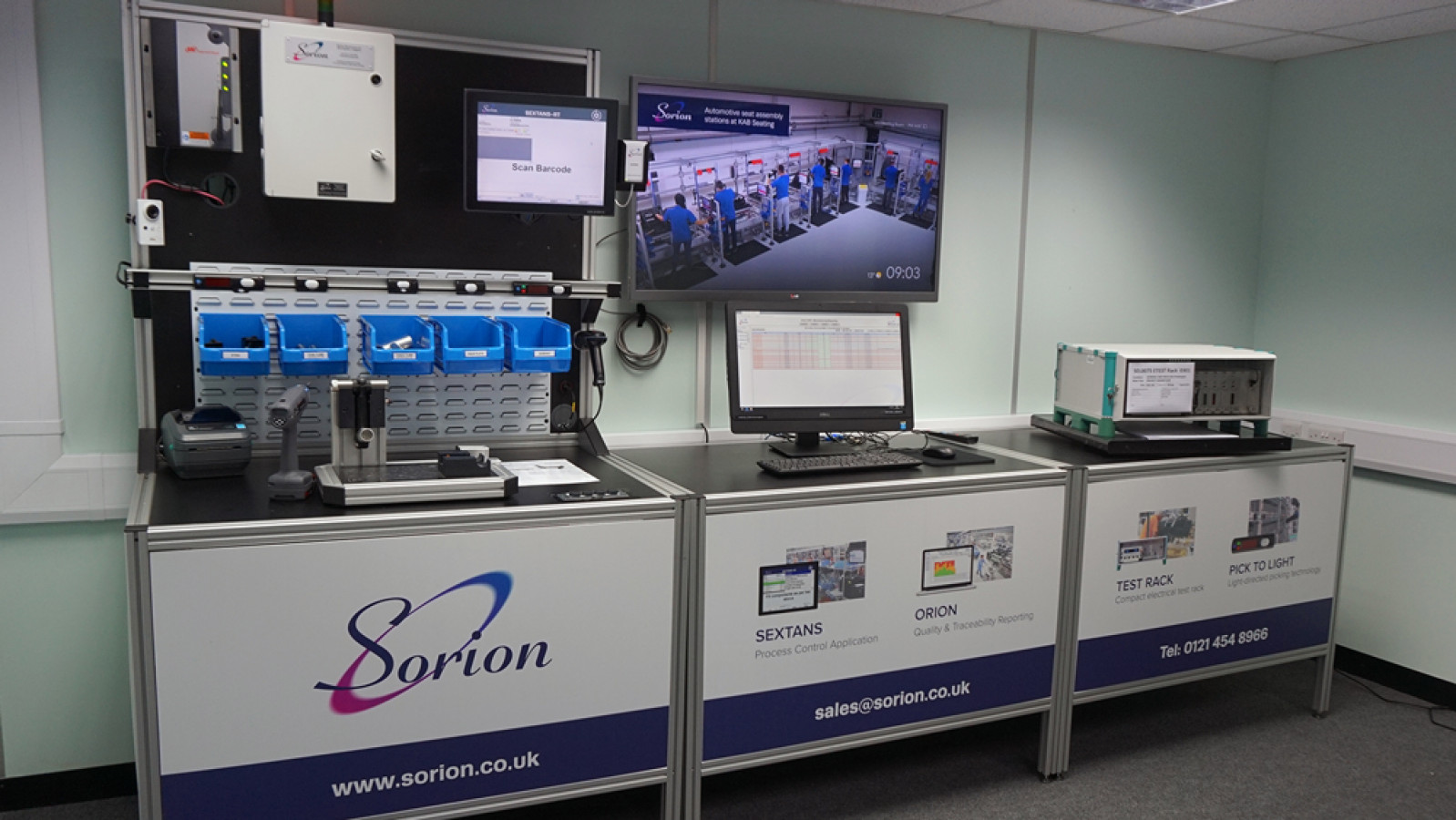 Updated Demo/Training room at Sorion