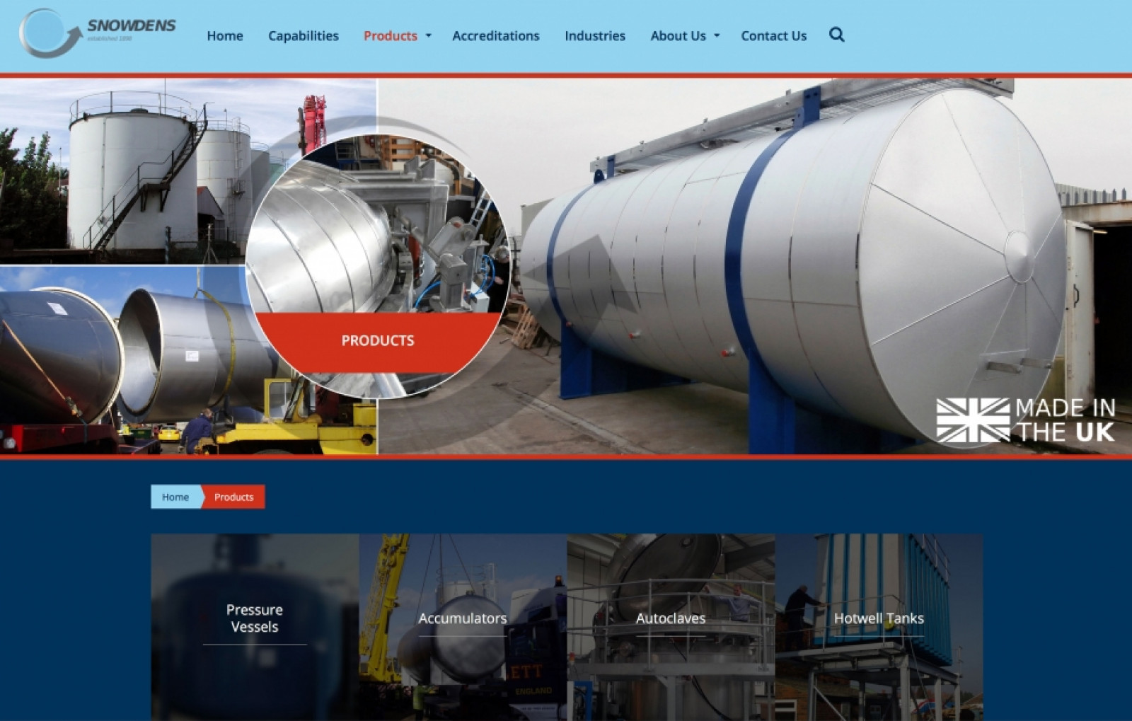 LAUNCH OF SNOWDENS NEW FABRICATION WEBSITE