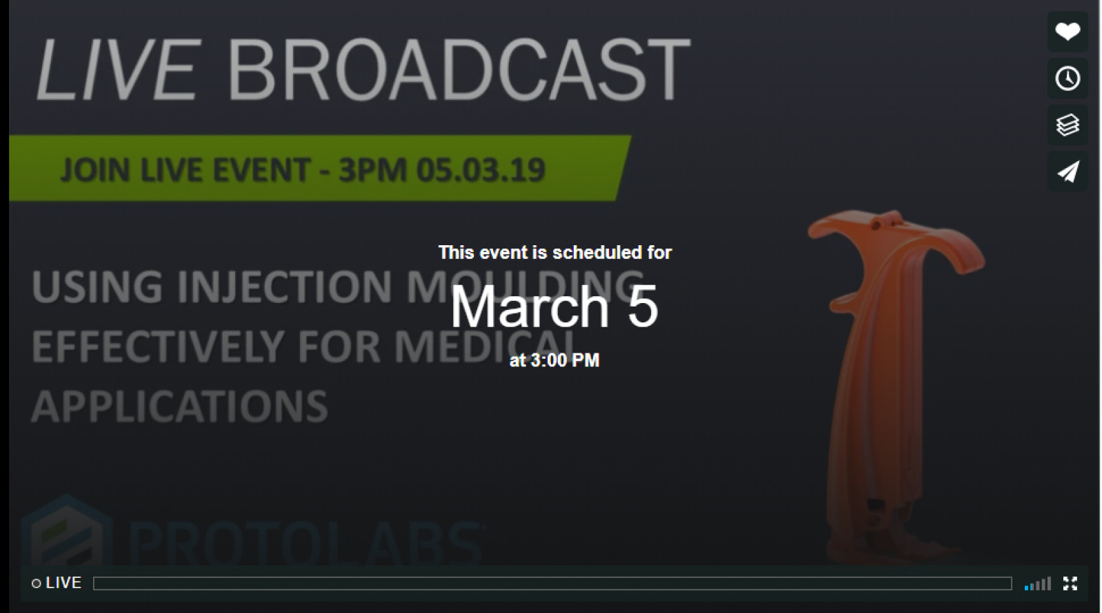 Protolabs Live Broadcast on Medical Parts and Prot...