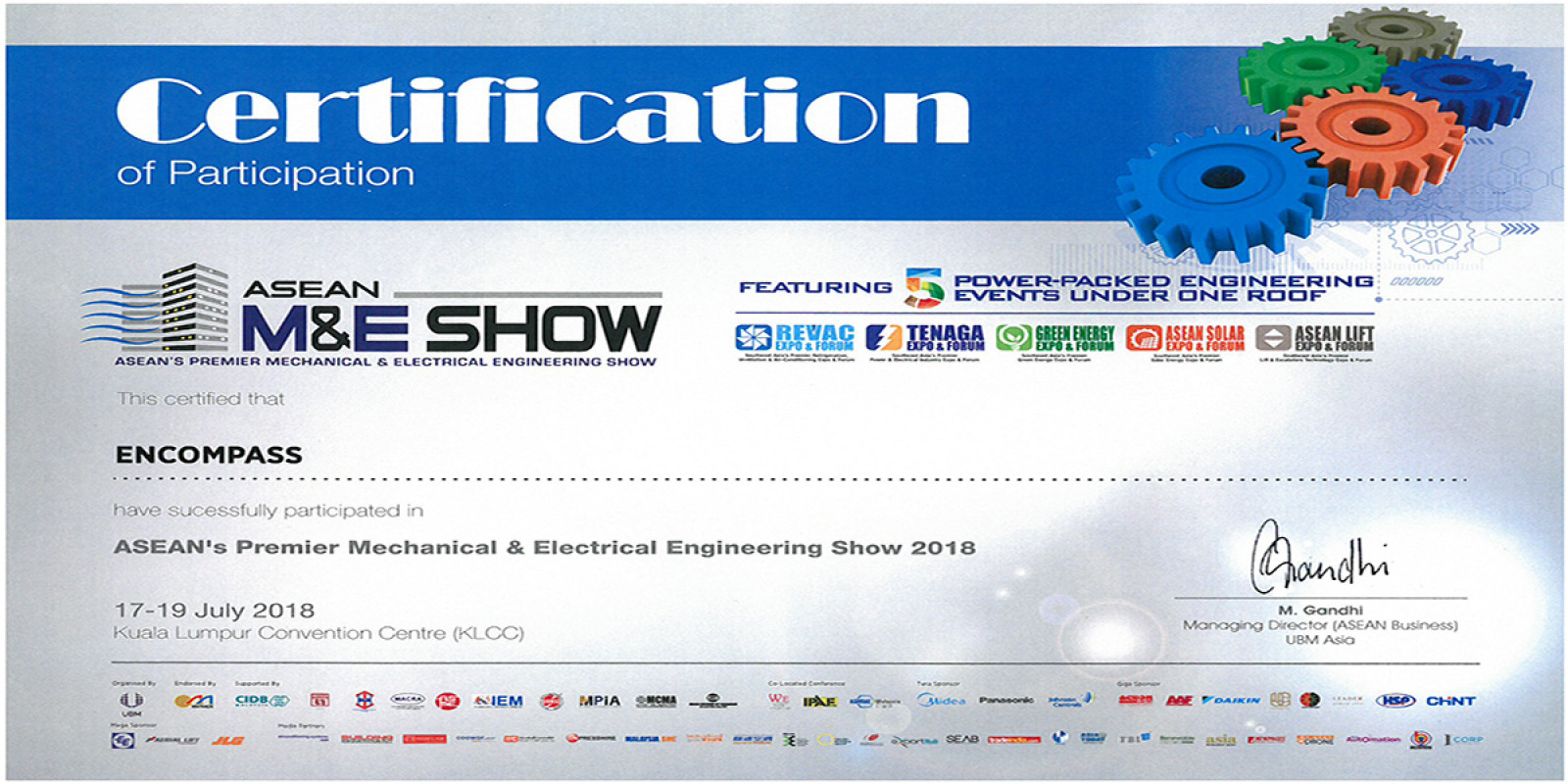 Encompass Group recently exhibit in Malaysia