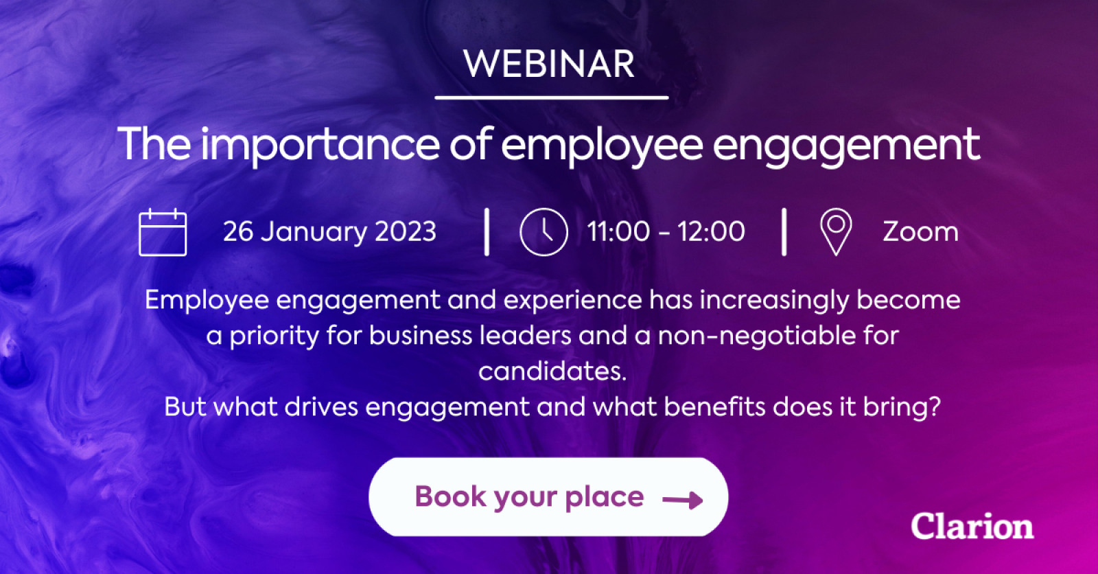 Webinar: The importance of employee engagement