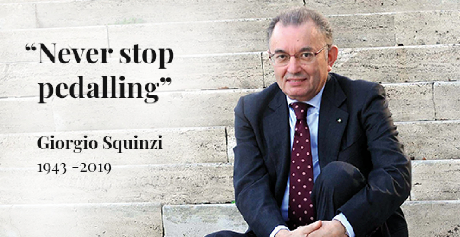 Mapei President Giorgio Squinzi: 1943-2019