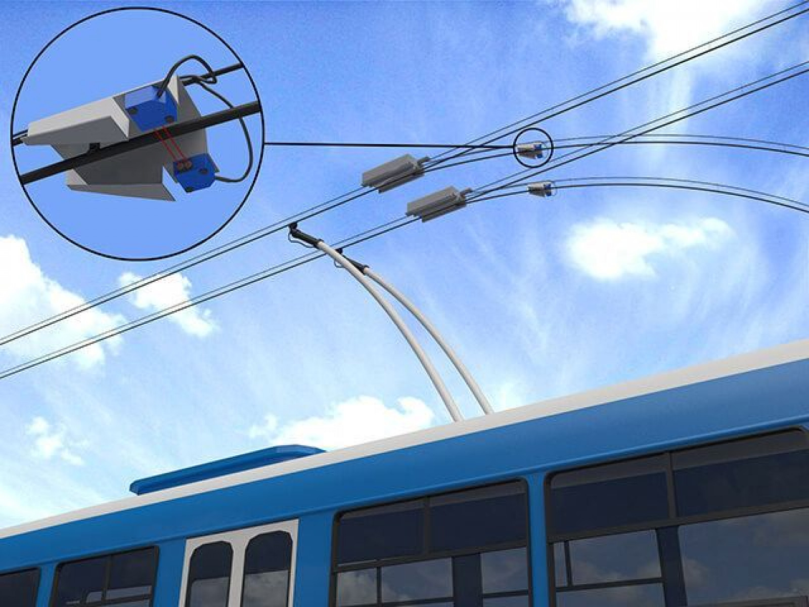 Photoelectric? Sensor Detects Tram? Pantograph