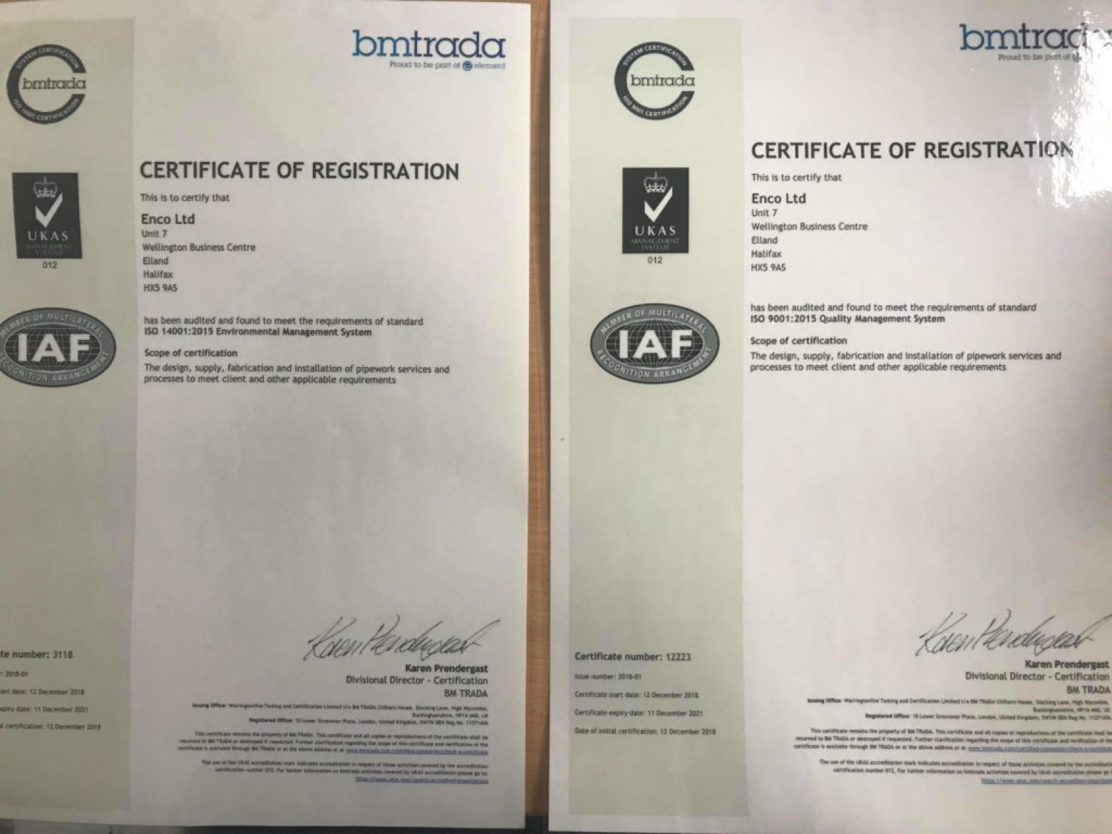 ENCO’s ISO Certification Announcement