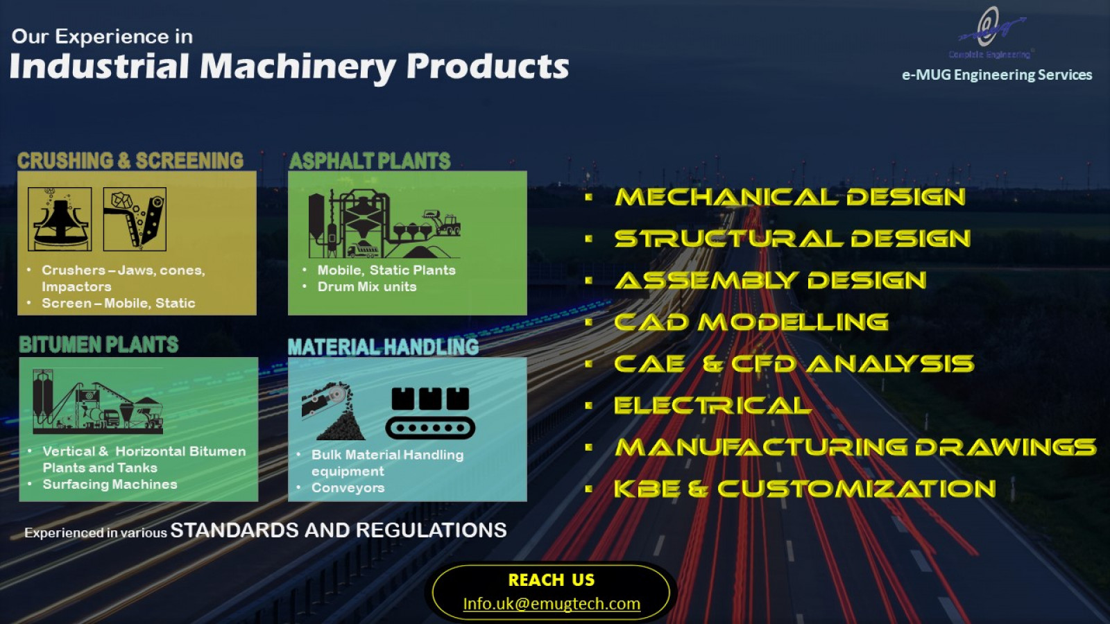 Industrial Machinery Products - Consultancy and Se...