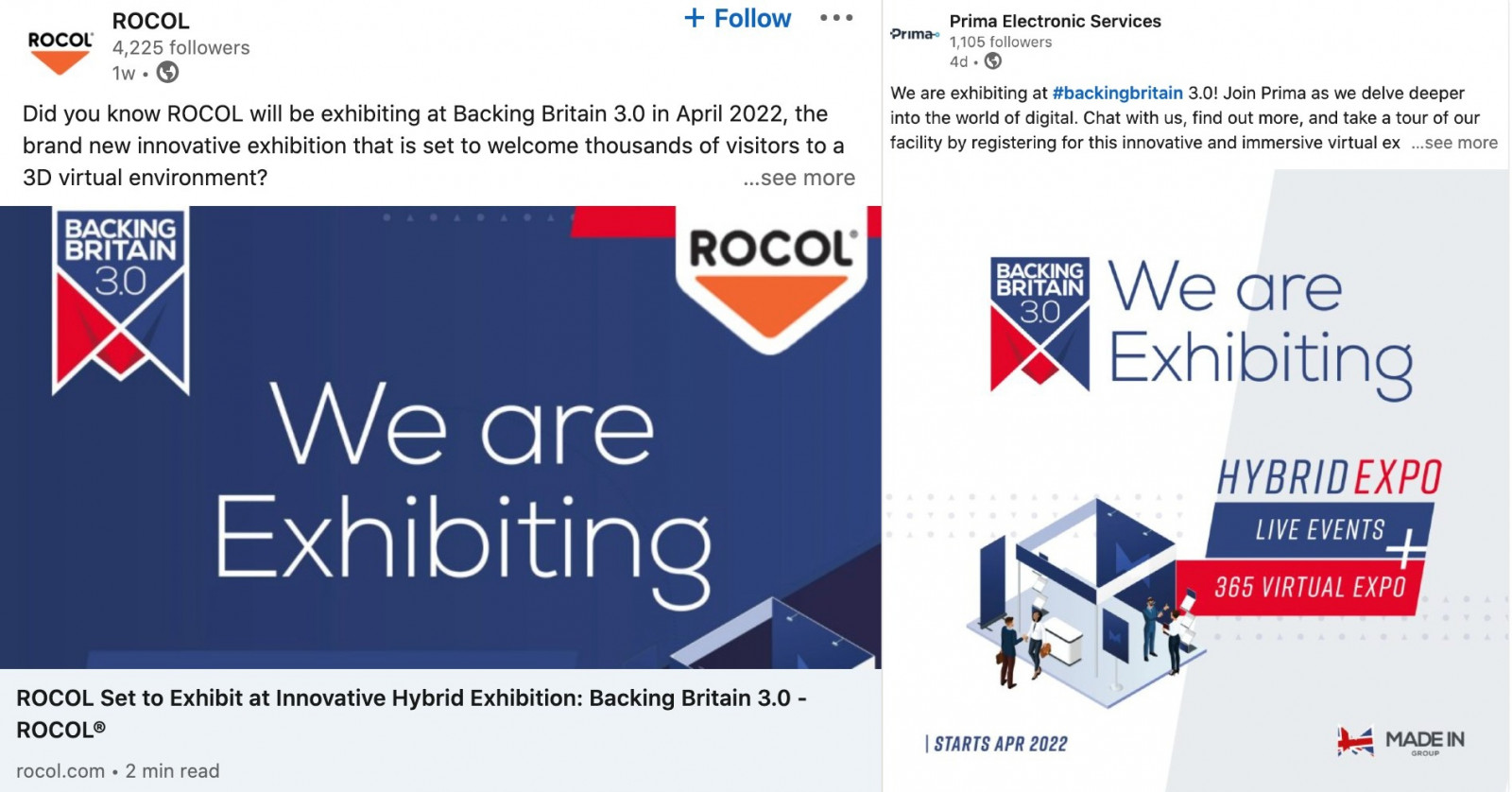 Exhibitors Promote Their Involvement in Backing Br...