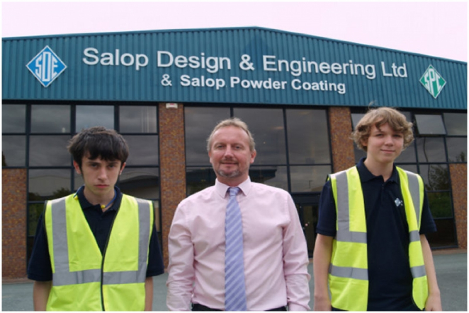 Students enjoy Work Experience at Salop Design & Engineering