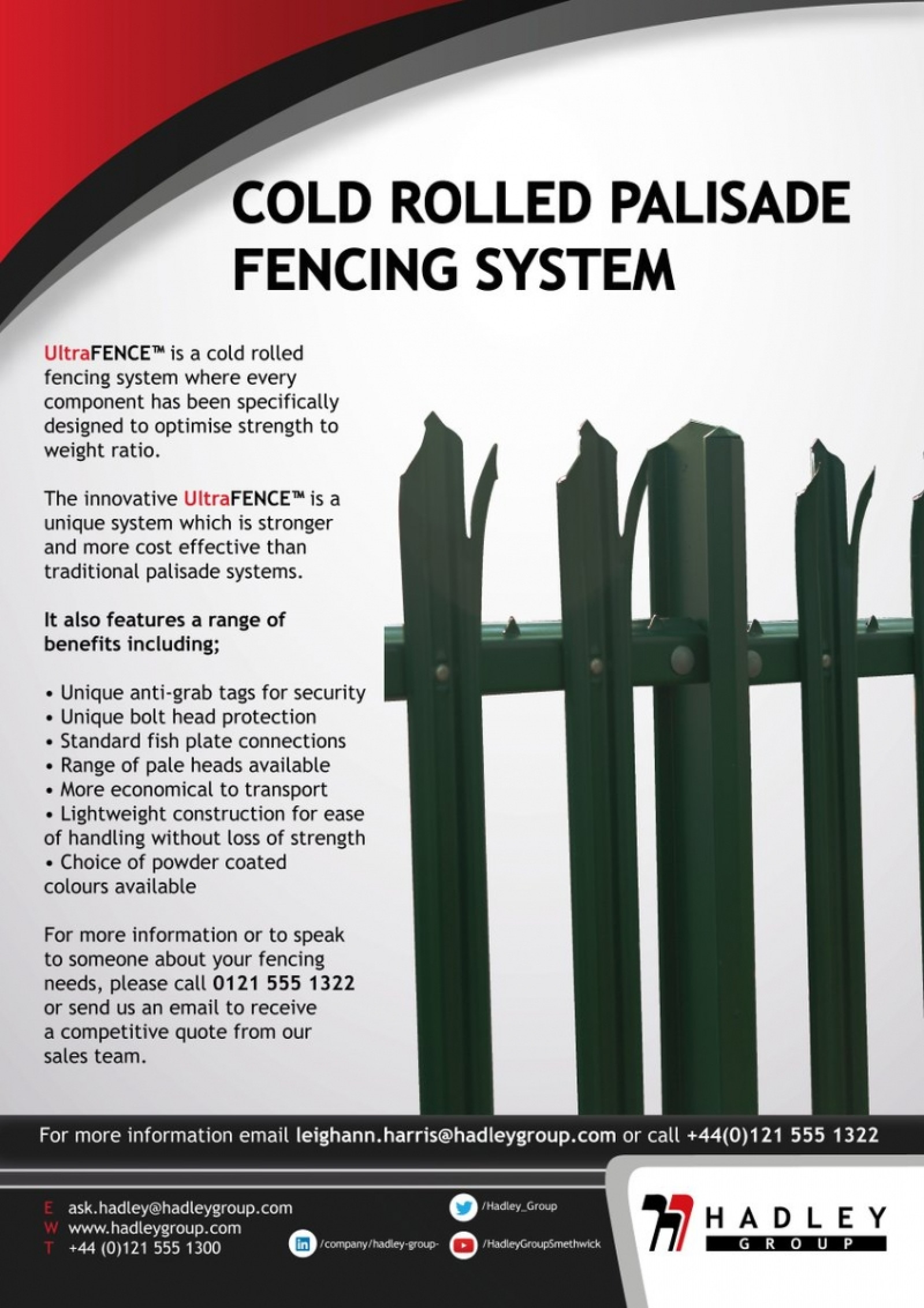 Want to know more about our Palisade Fencing Syste...