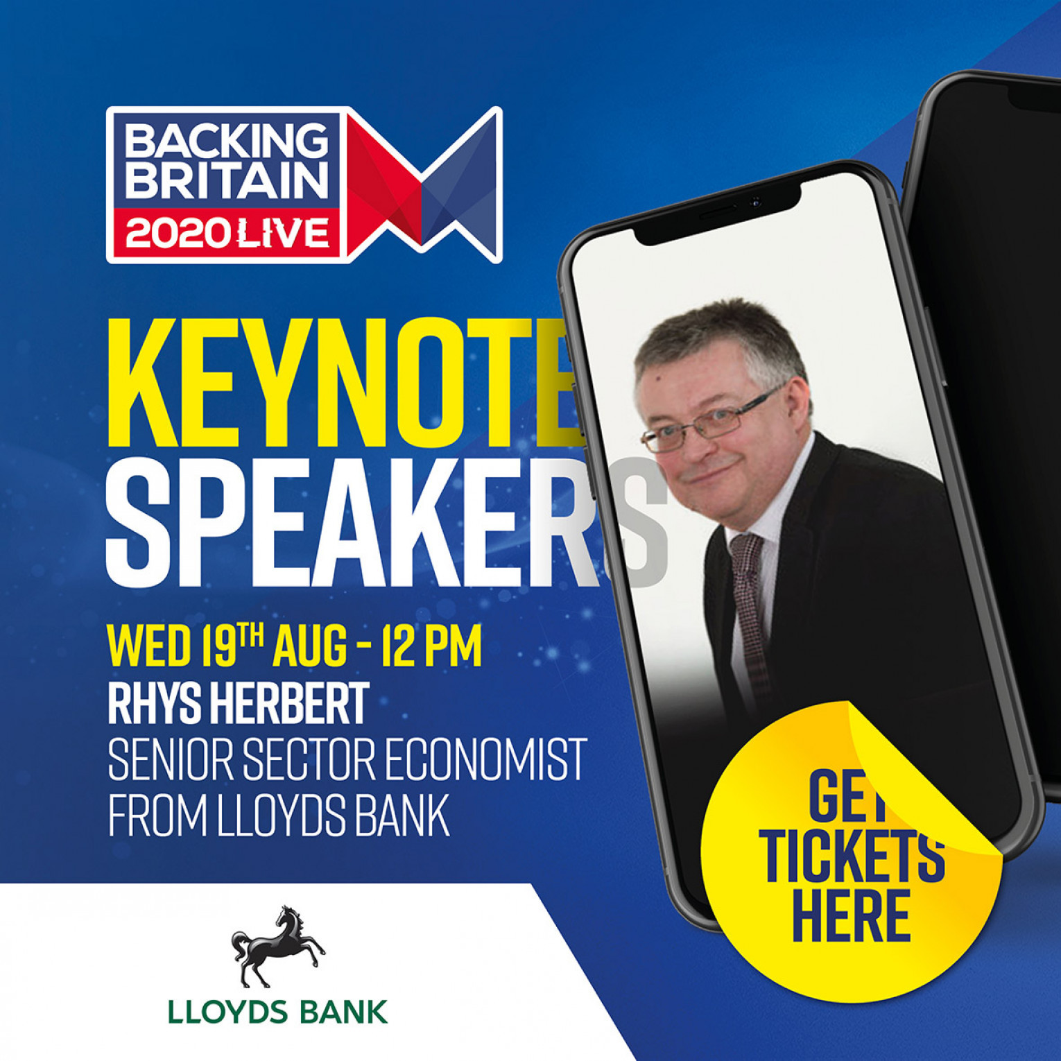 Keynote speaker - Rhys Herbert Senior Sector Economist for Lloyds Bank