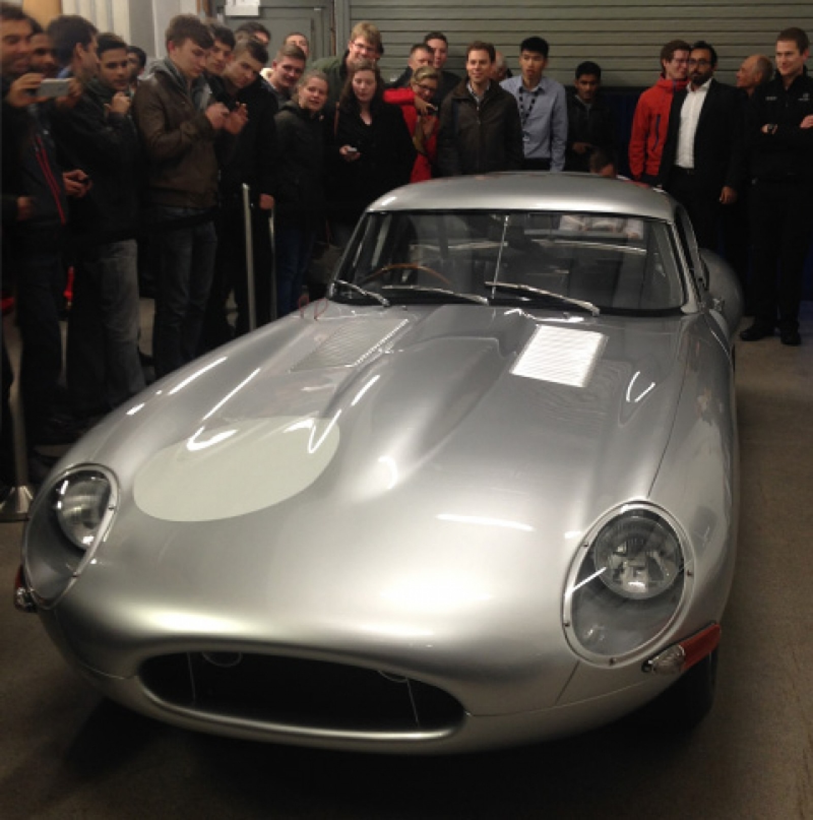 New Jaguar Lightweight E-Type on display at IMechE...