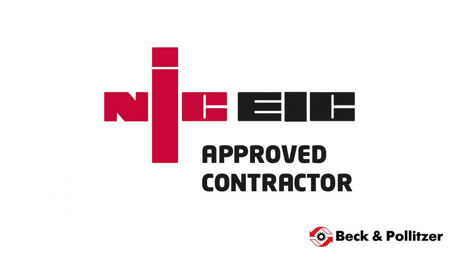 Beck & Pollitzer is now an NICEIC approved contrac...