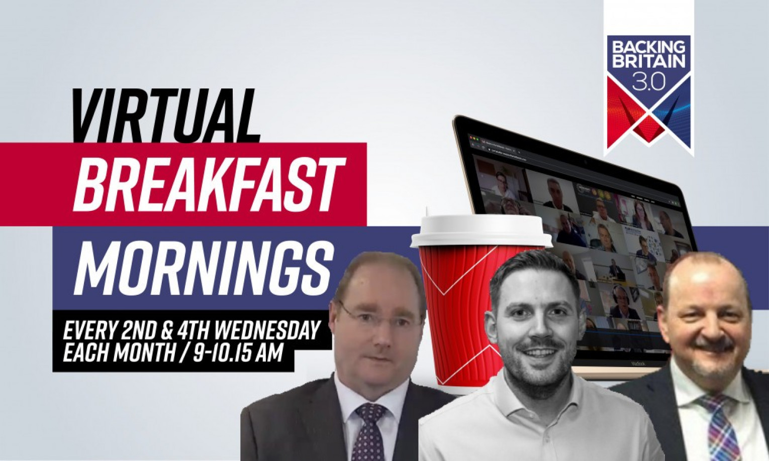 Backing Britain Virtual Breakfast Morning with GSM Valtech, QTS and Wrekin Sheet Metal