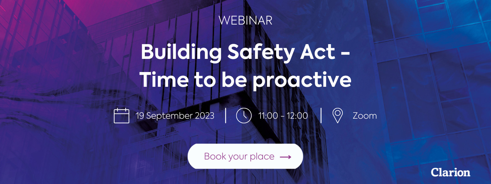 Webinar: Building Safety Act - Time to be proactiv...