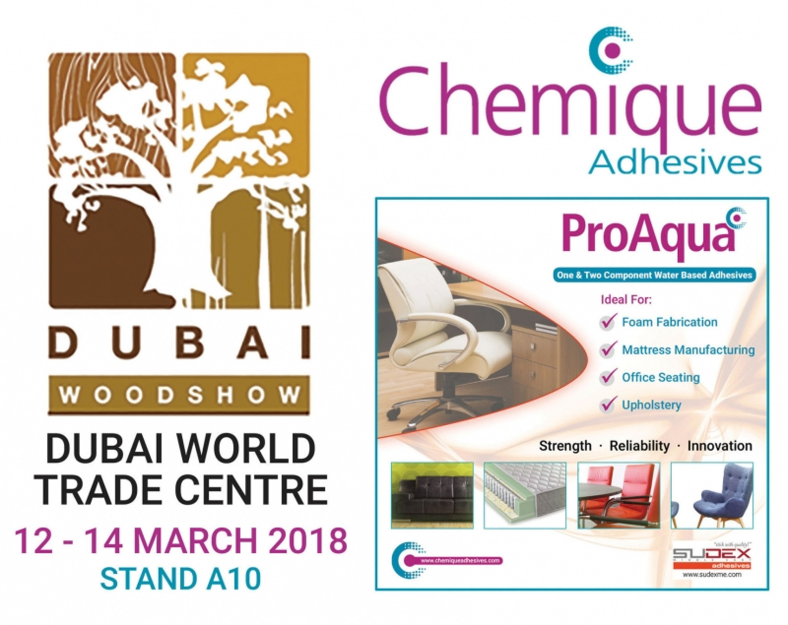 Chemique Adhesives has solutions for all at Dubai...