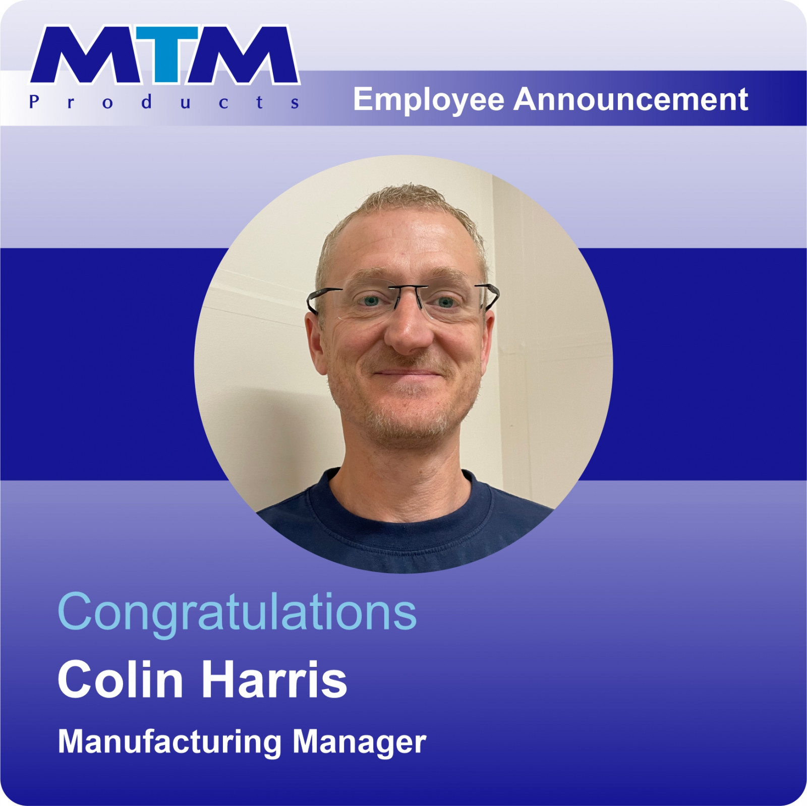 Employee Announcement - Colin Harris