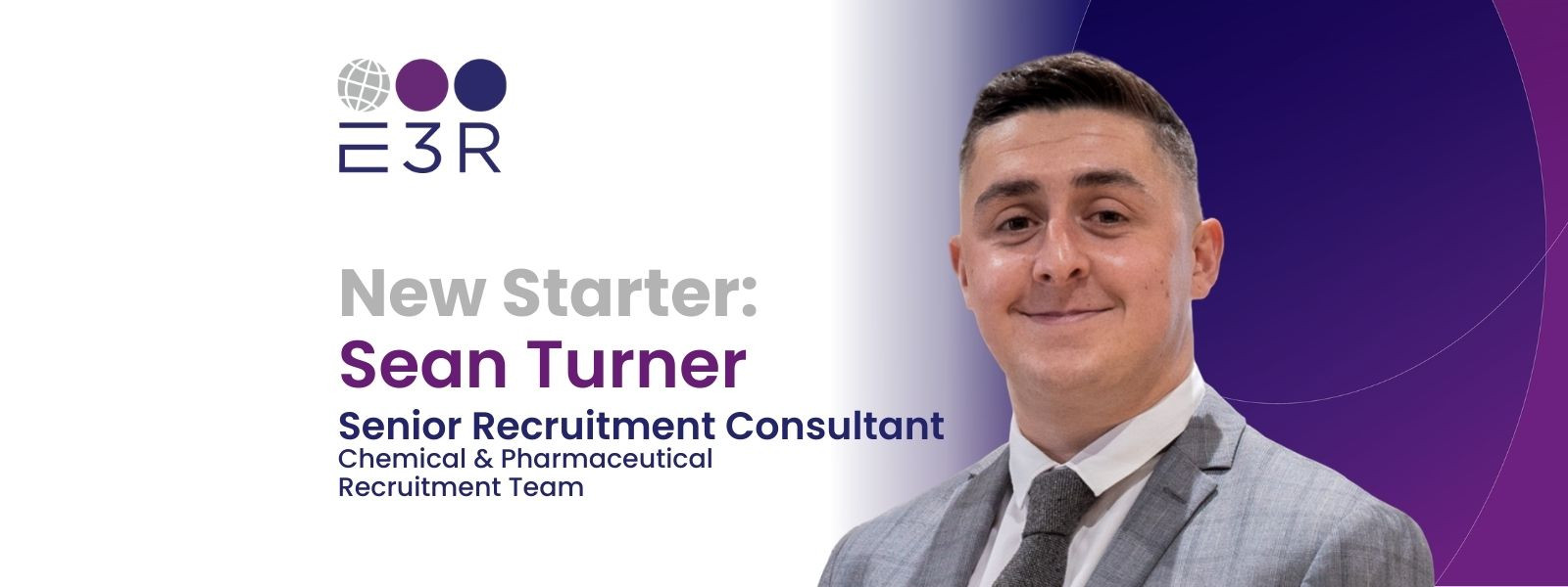 Chemical & Pharmaceutical Recruitment team welcomes new Senior Recruitment Consultant, Sean Turner