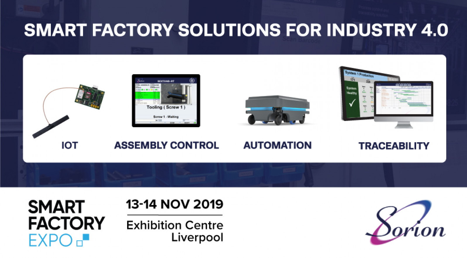 Sorion at Smart Factory Expo 2019