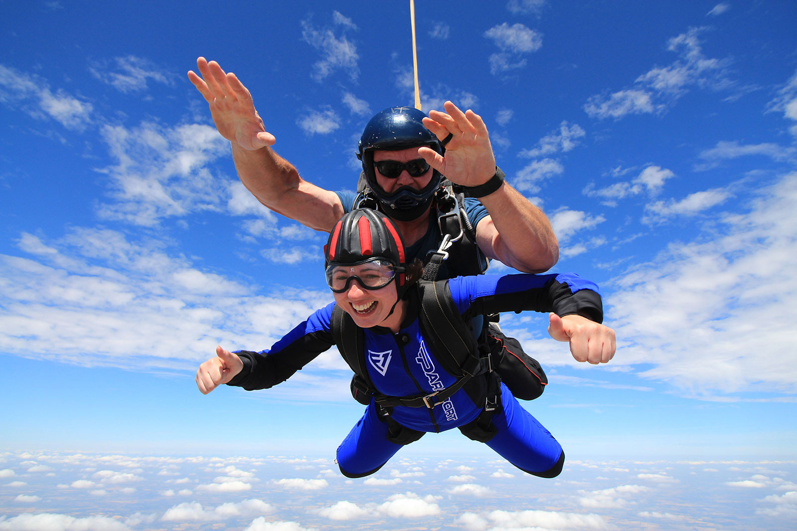 We skydived for Alzheimer’s Society charity