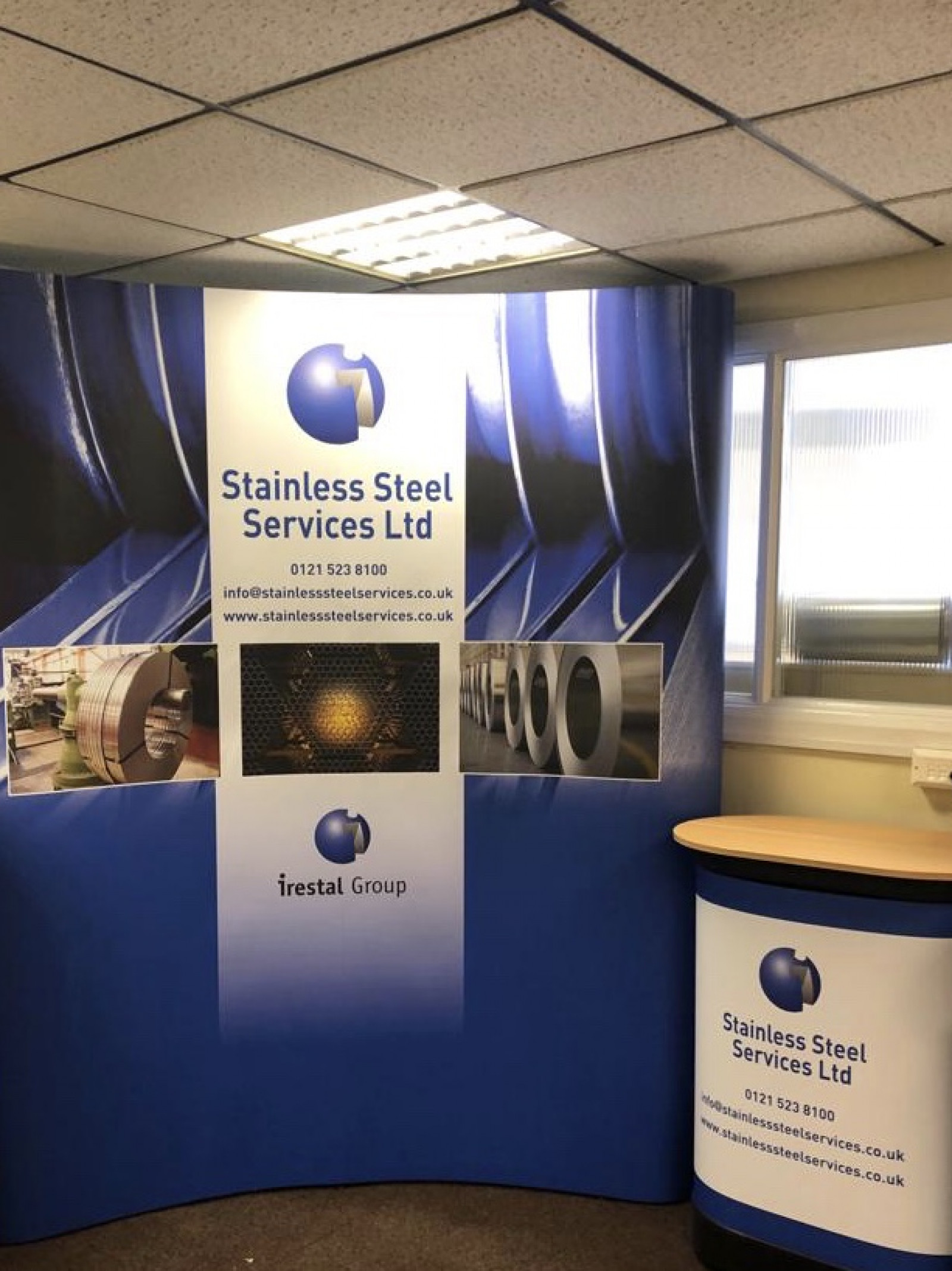 Taking delivery of our new Exhibition stand