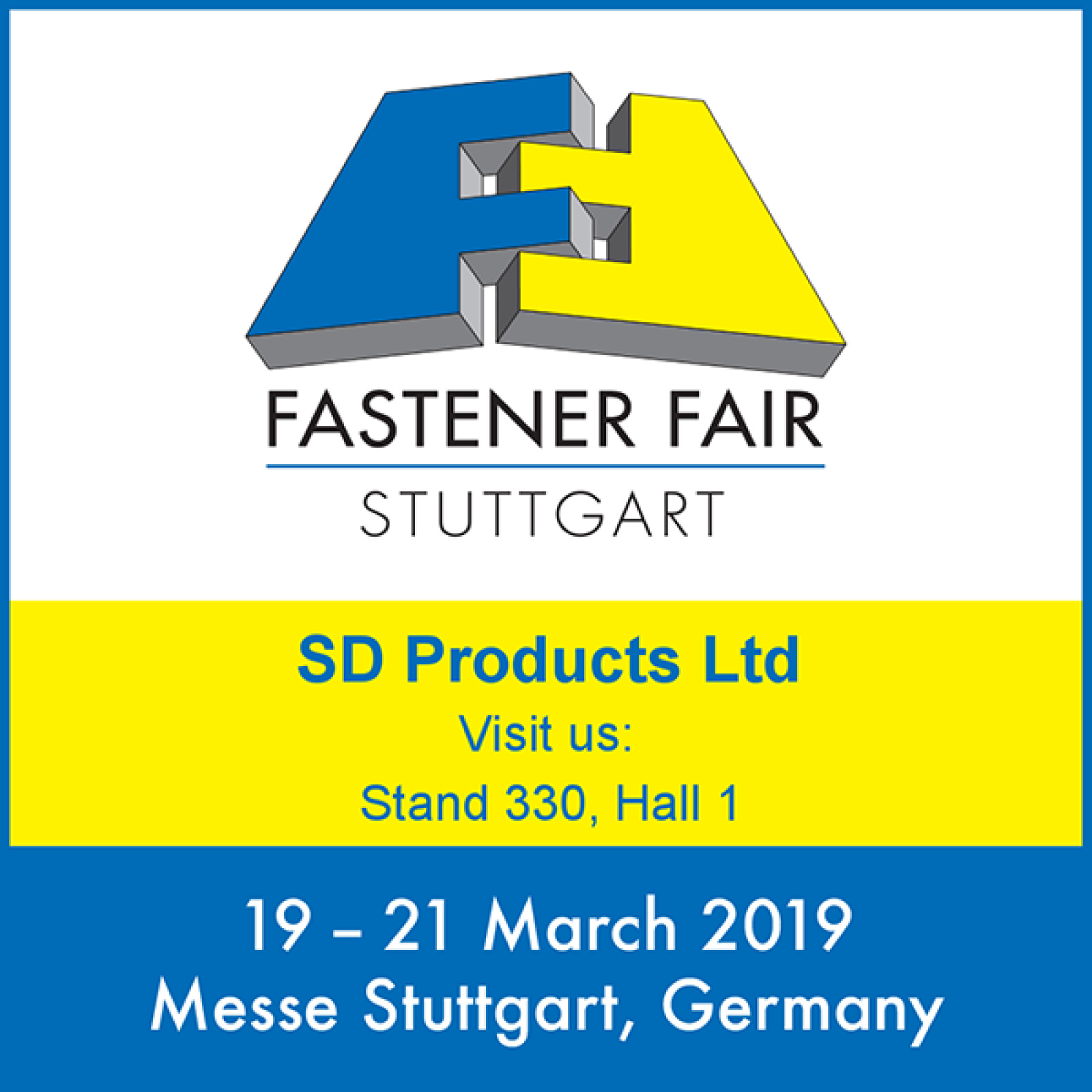 SD Products at Fastener Fair Stuttgart â Present...