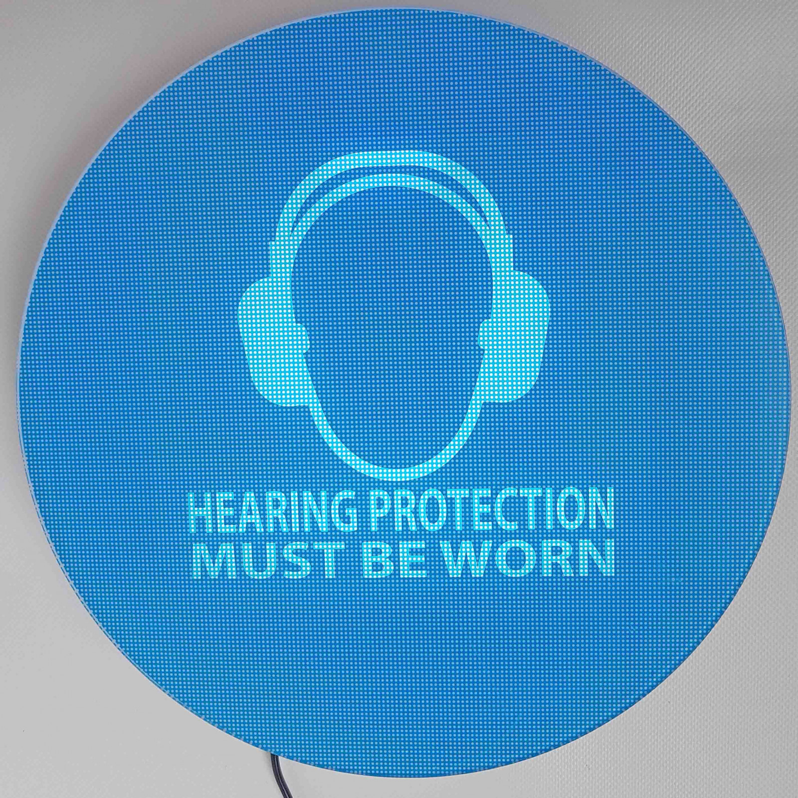 New weatherproof interactive noise warning signs -...