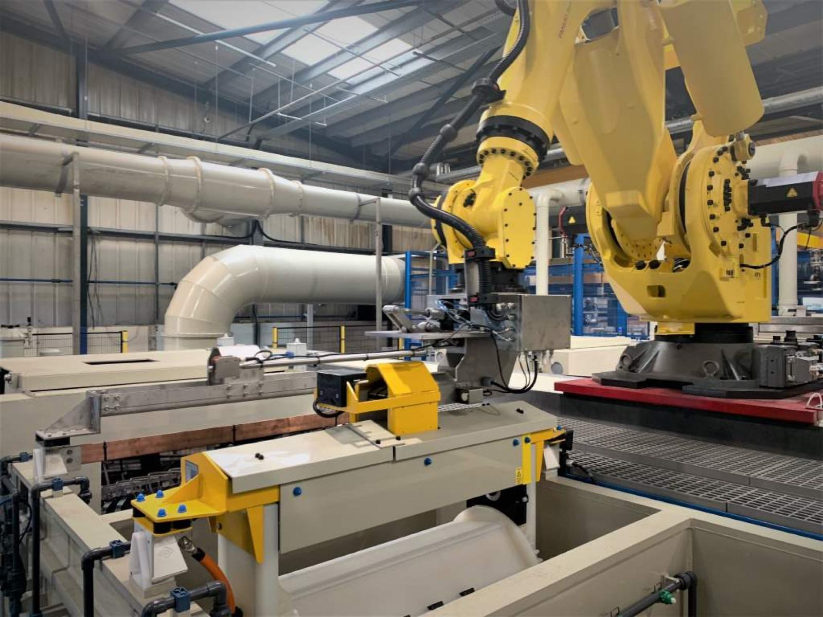 NEW ROBOTIC MANUFACTURING PLATING PLANT INSTALLED AT CBE+