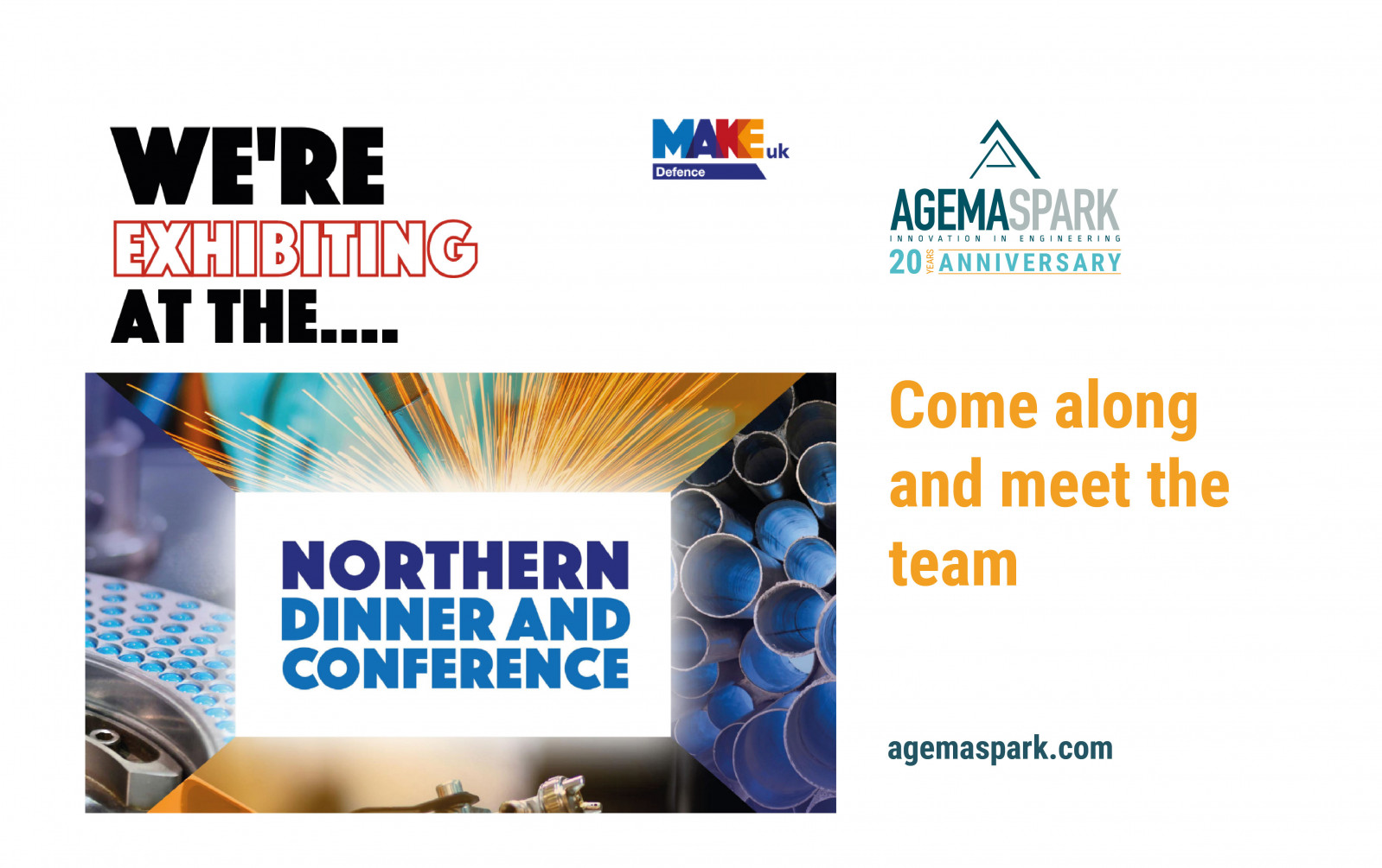 Agemaspark to exhibit at Make UK Northern Conference