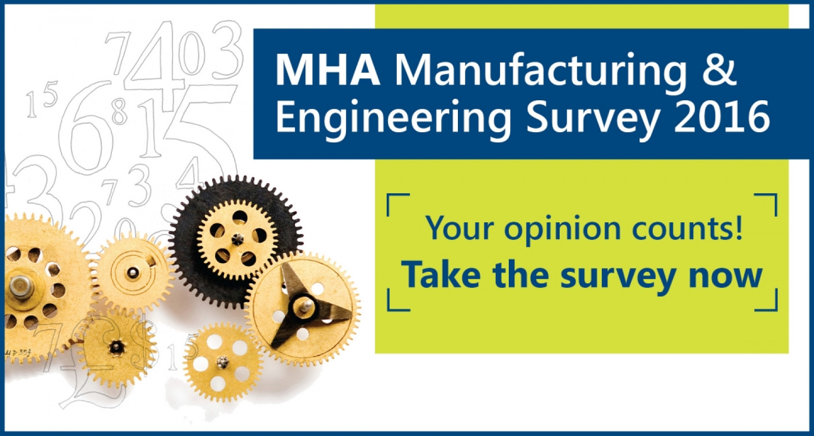 Our 2016/17 Manufacturing survey is now open