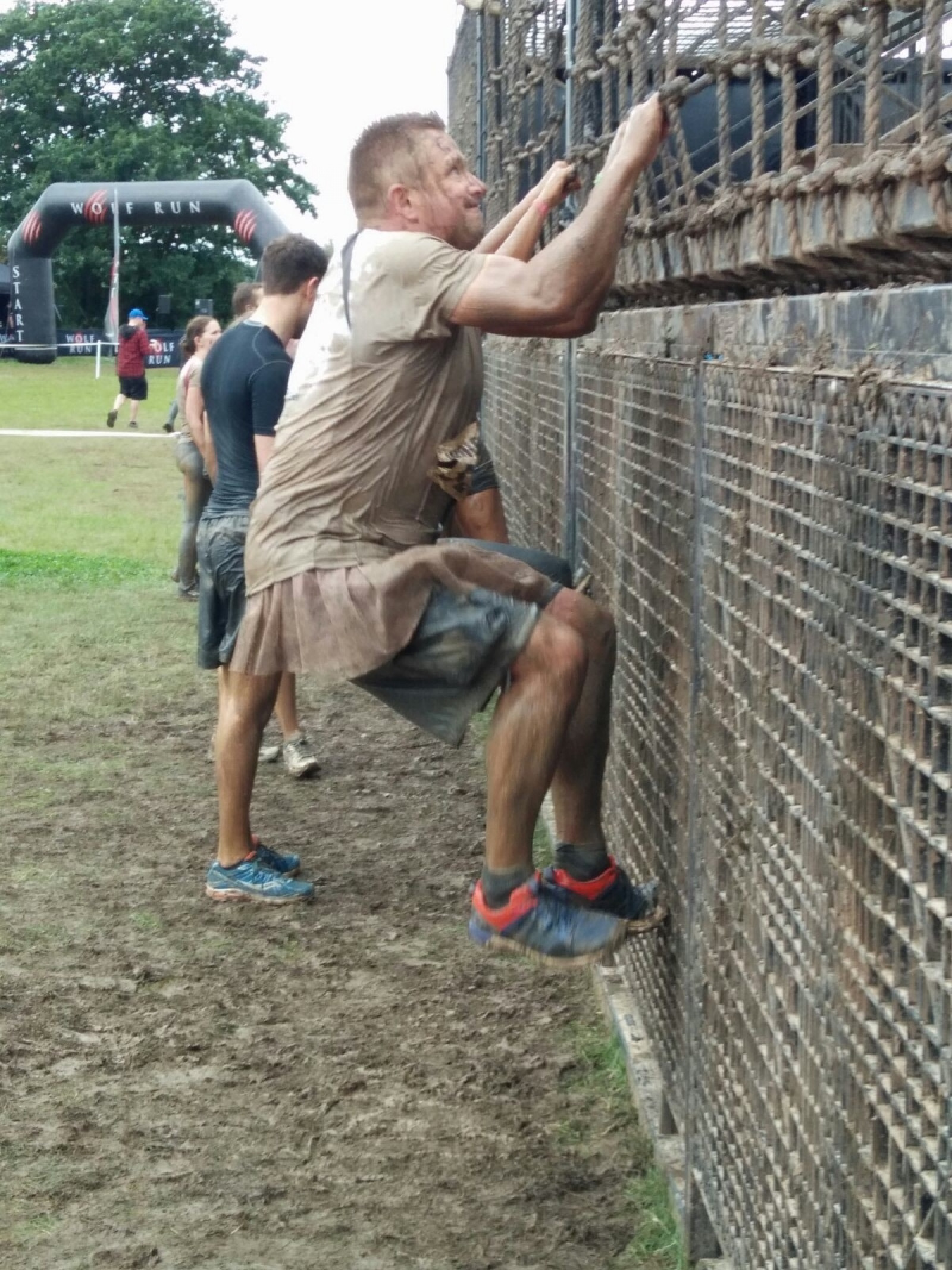 The Wolf Run getting slightly dirty now!