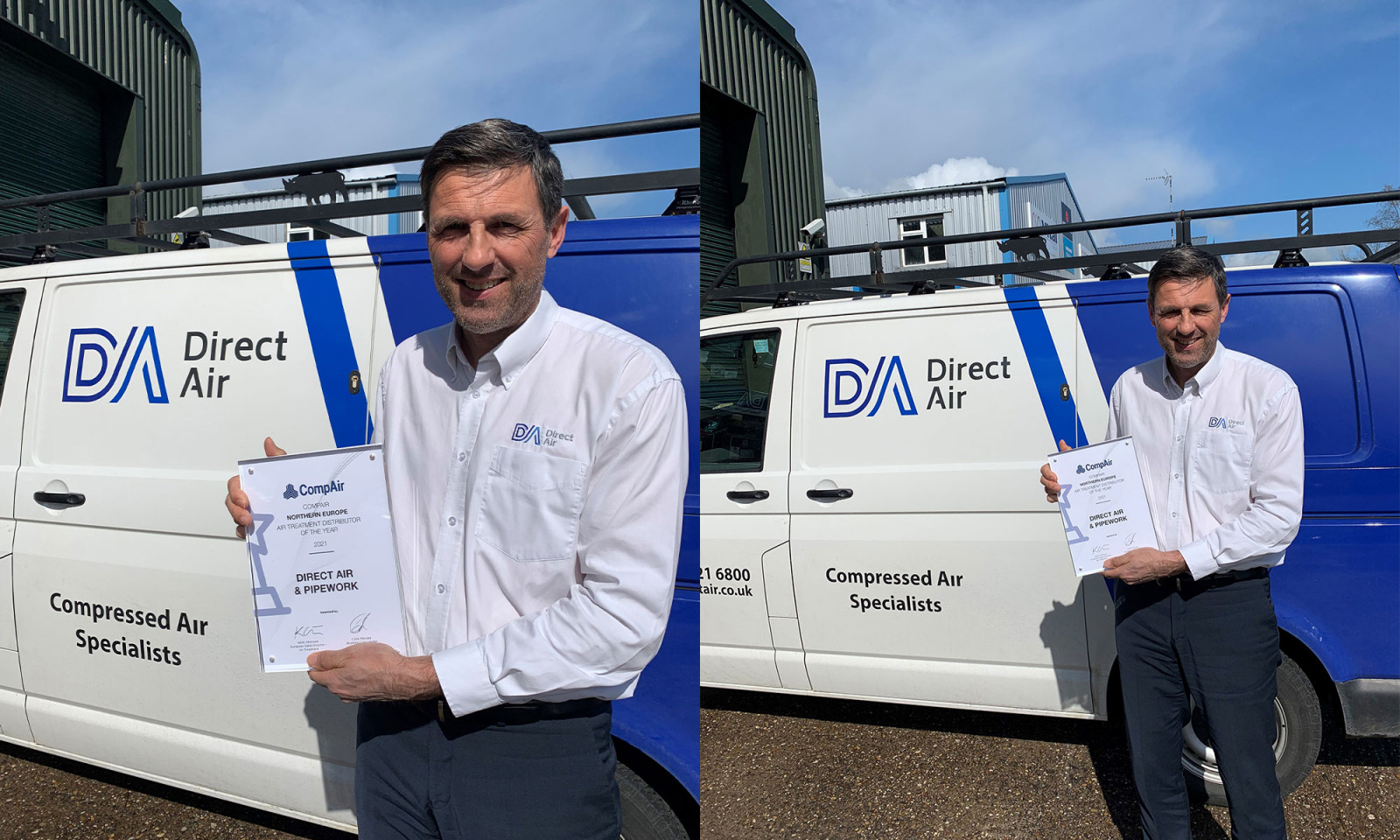 Direct Air achieves CompAir’s Compressed Air Treatment Trophy