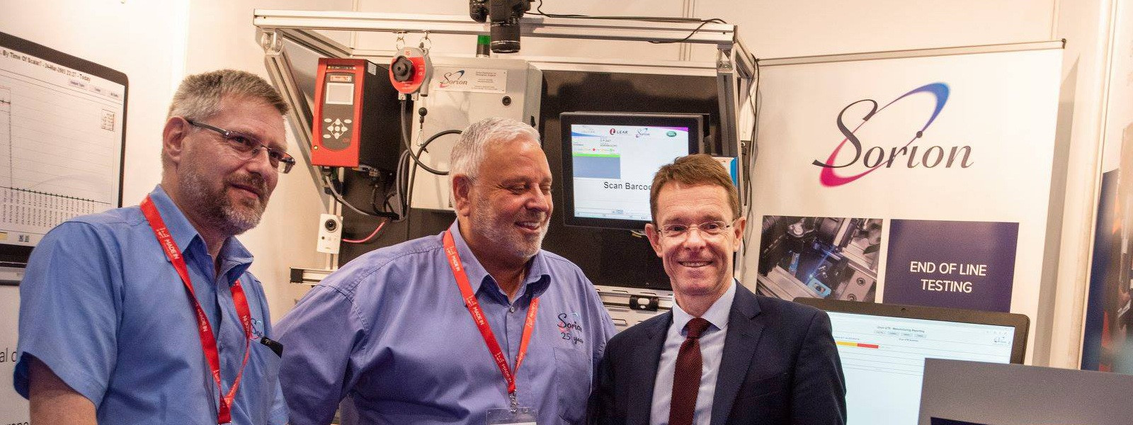 West Midlands Mayor visits Sorion at Made in the M...