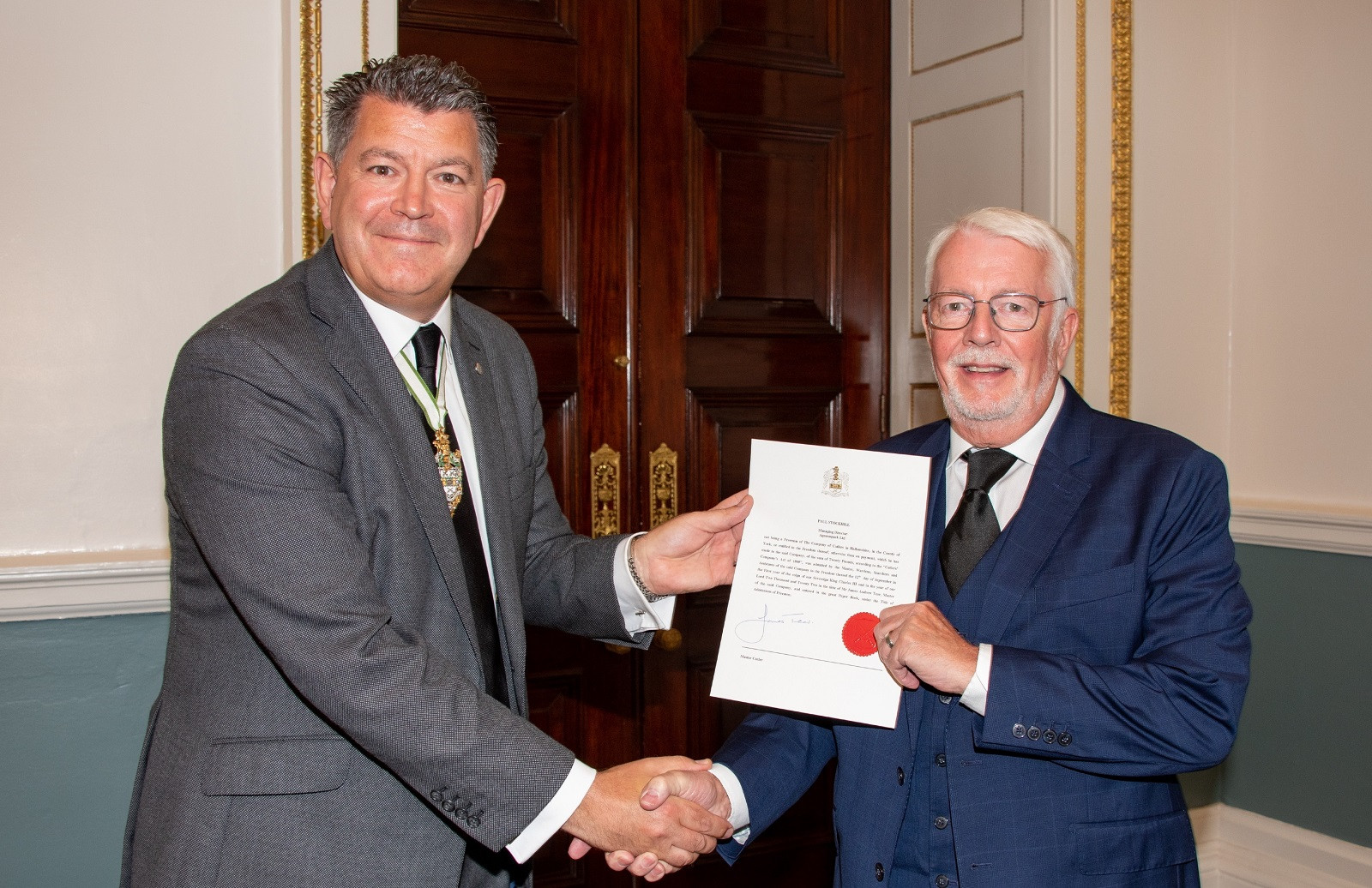 Doncaster Engineering boss becomes Freeman of the Company of Cutlers