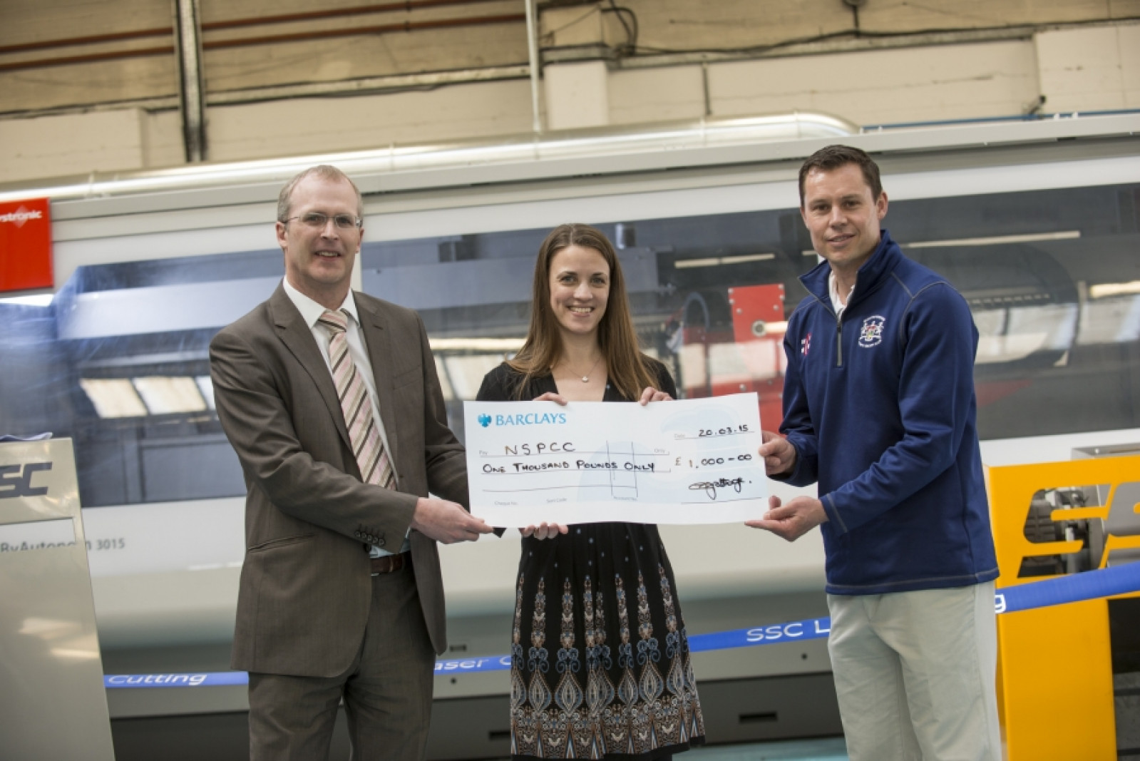 NSPCC Bowled Over By Donation At Laser Cutting Fac...