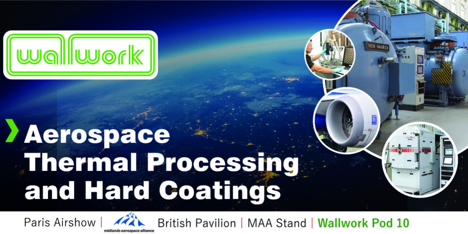 Paris Air Show to Feature Wallwork Heat Treatment...