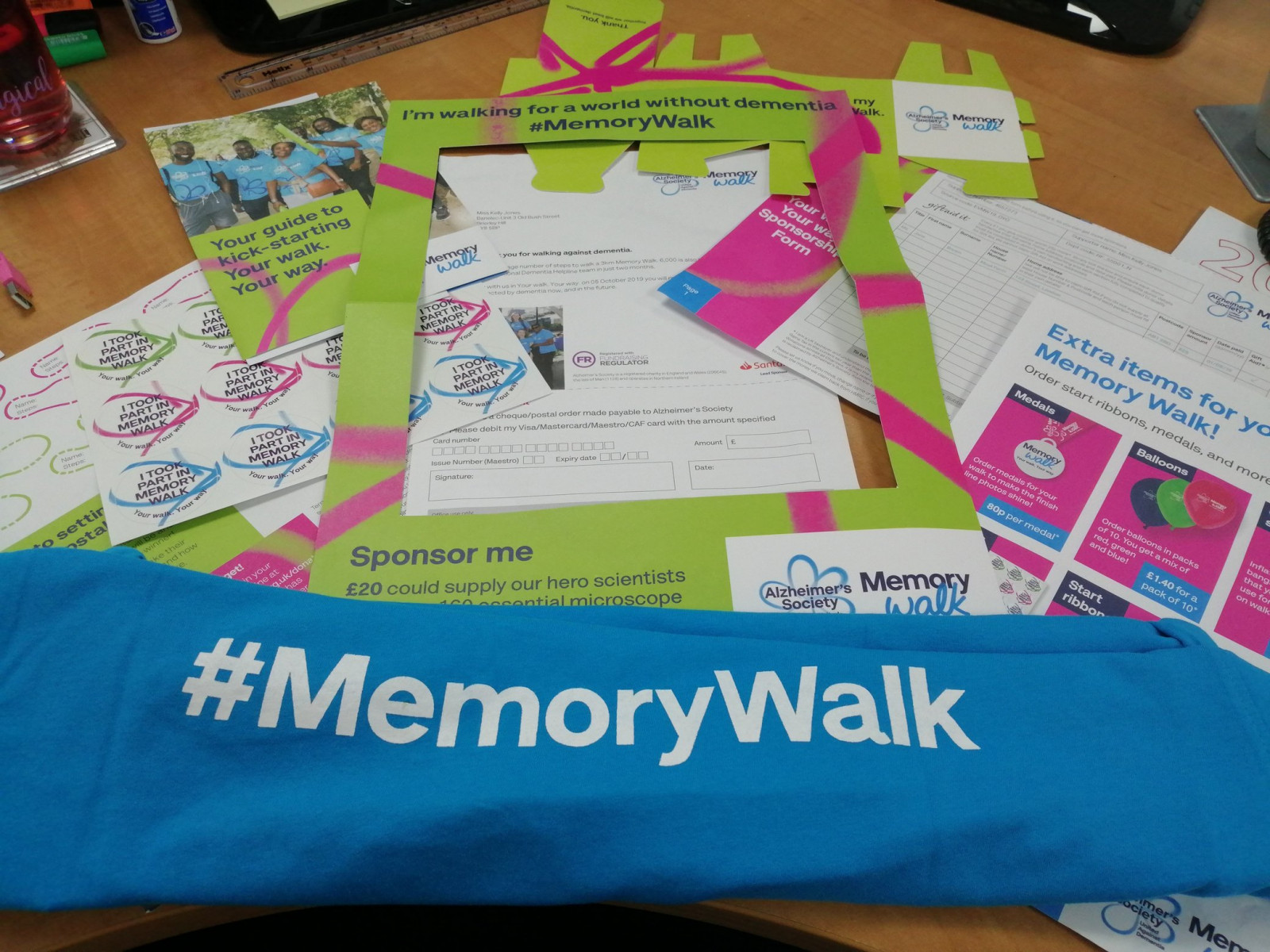 Memory Walk in Aid of Alzheimer's Society