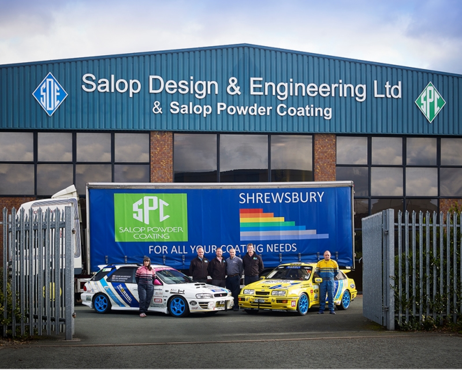 Salop Powder Coating Team Up With Local Firms
