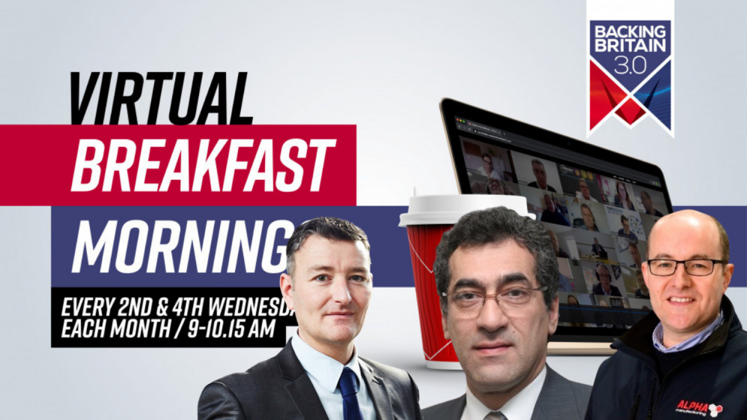 Backing Britain Virtual Breakfast Morning with Crompton Controls, Alpha Manufacturing and Pro Enviro