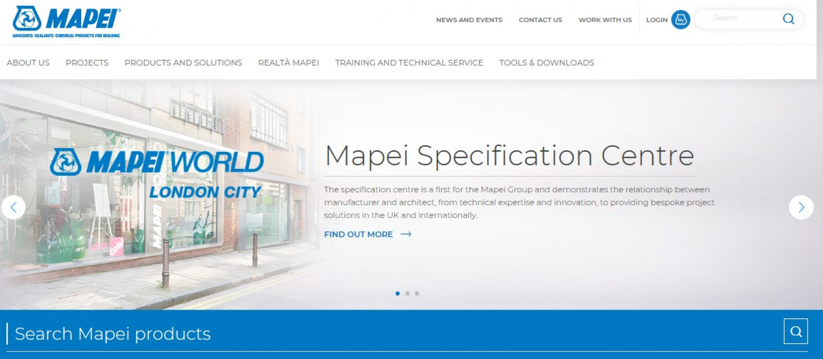 The Mapei UK website gets an upgrade