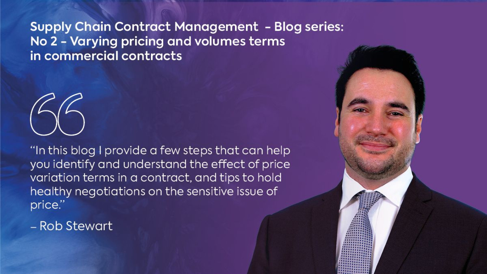 Supply chain contract management blog series #2: V...