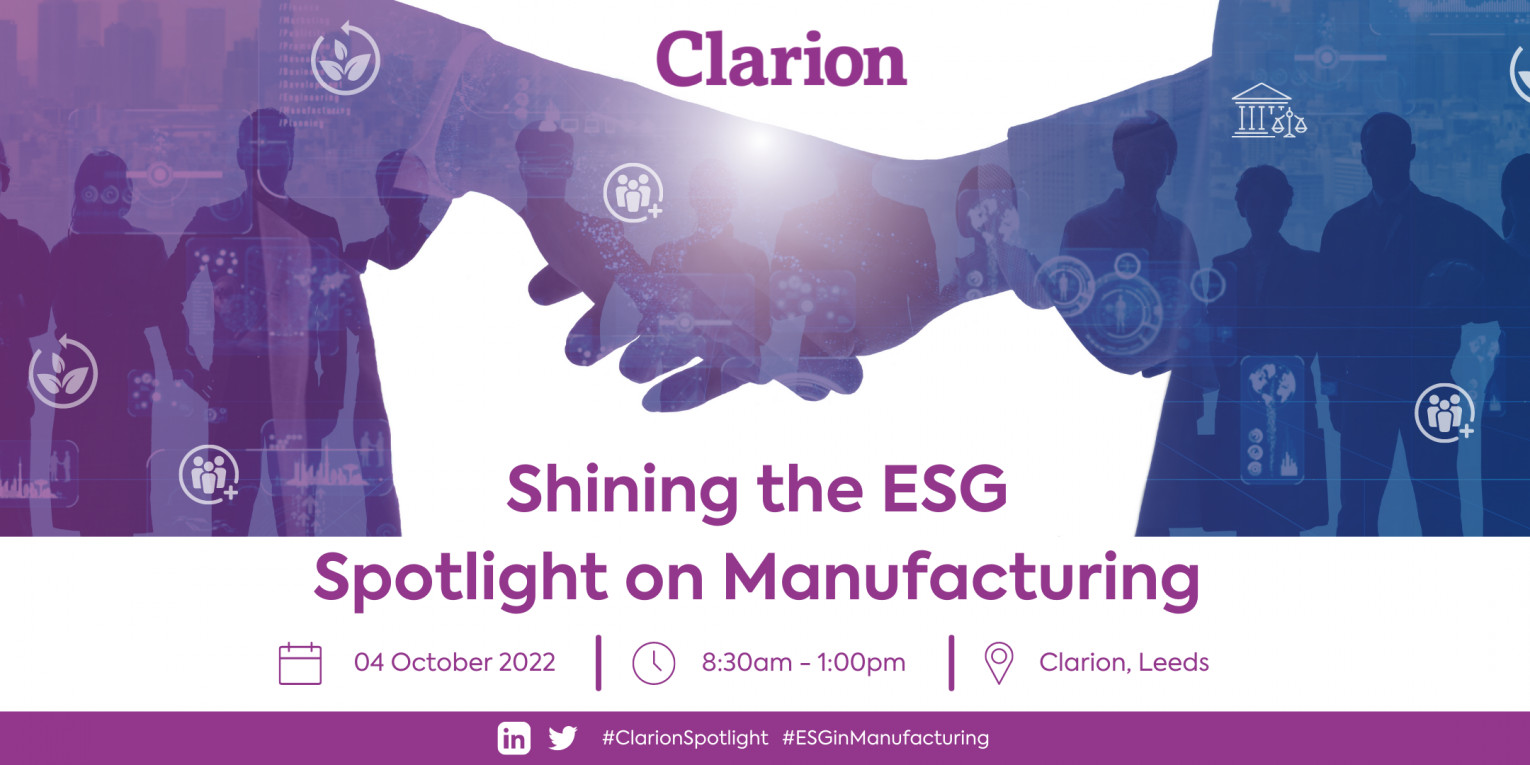 Shining the ESG Spotlight on Manufacturing