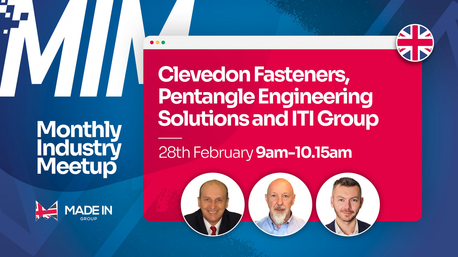 Monthly Industry Meet-Up with Clevedon Fasteners, Pentangle Engineering Services and ITI Group