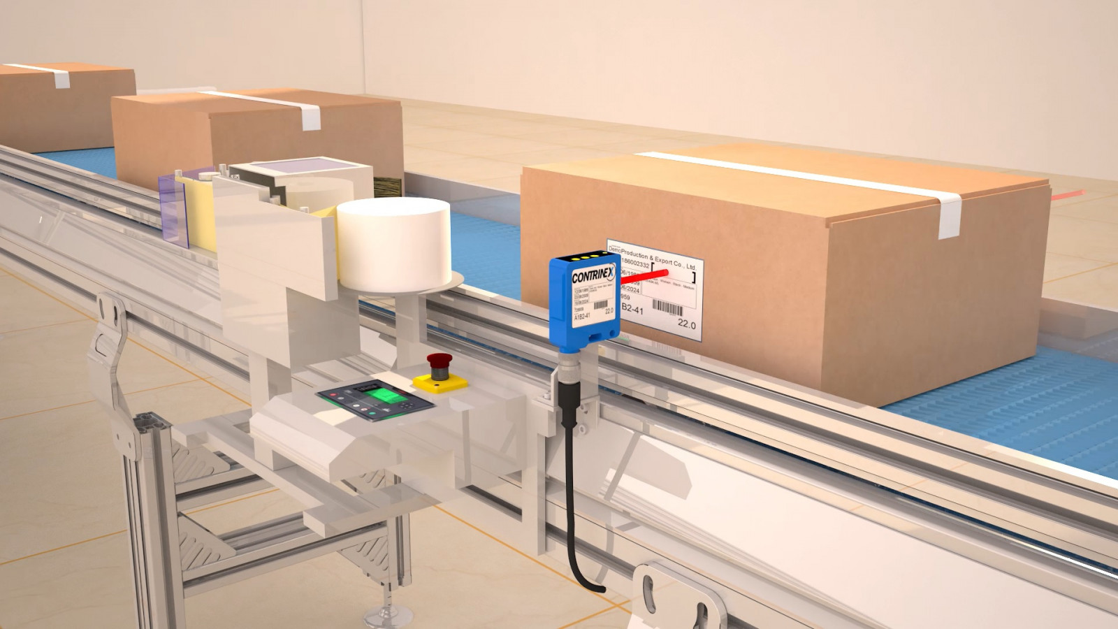 Contrinex sensors provide "sweet" label checking.